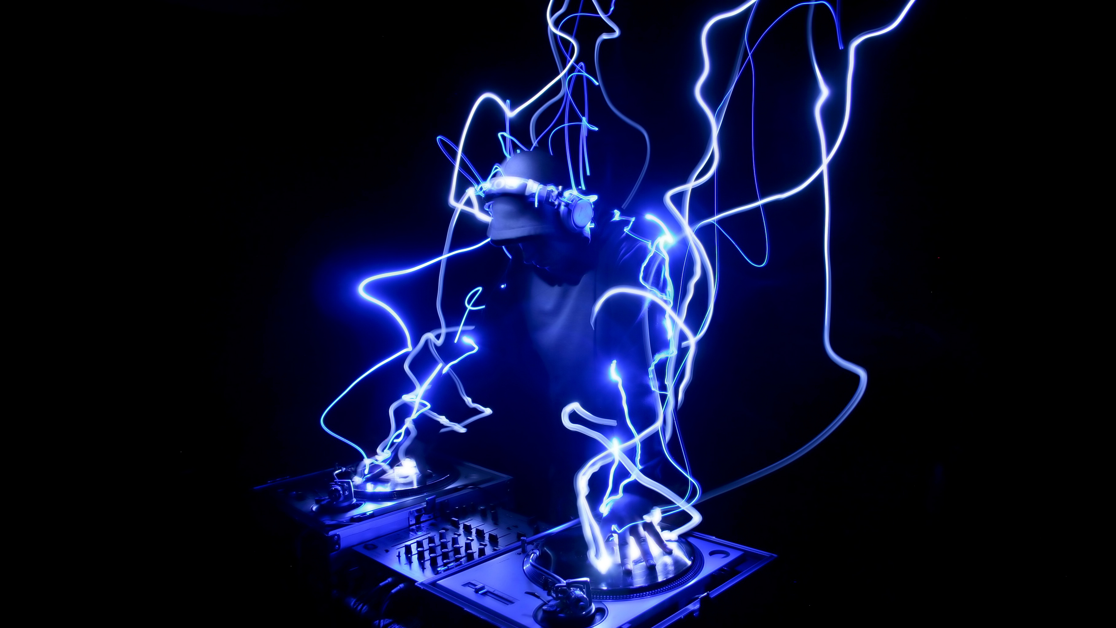 DJ Wallpaper 4K, Electronic music, Dark