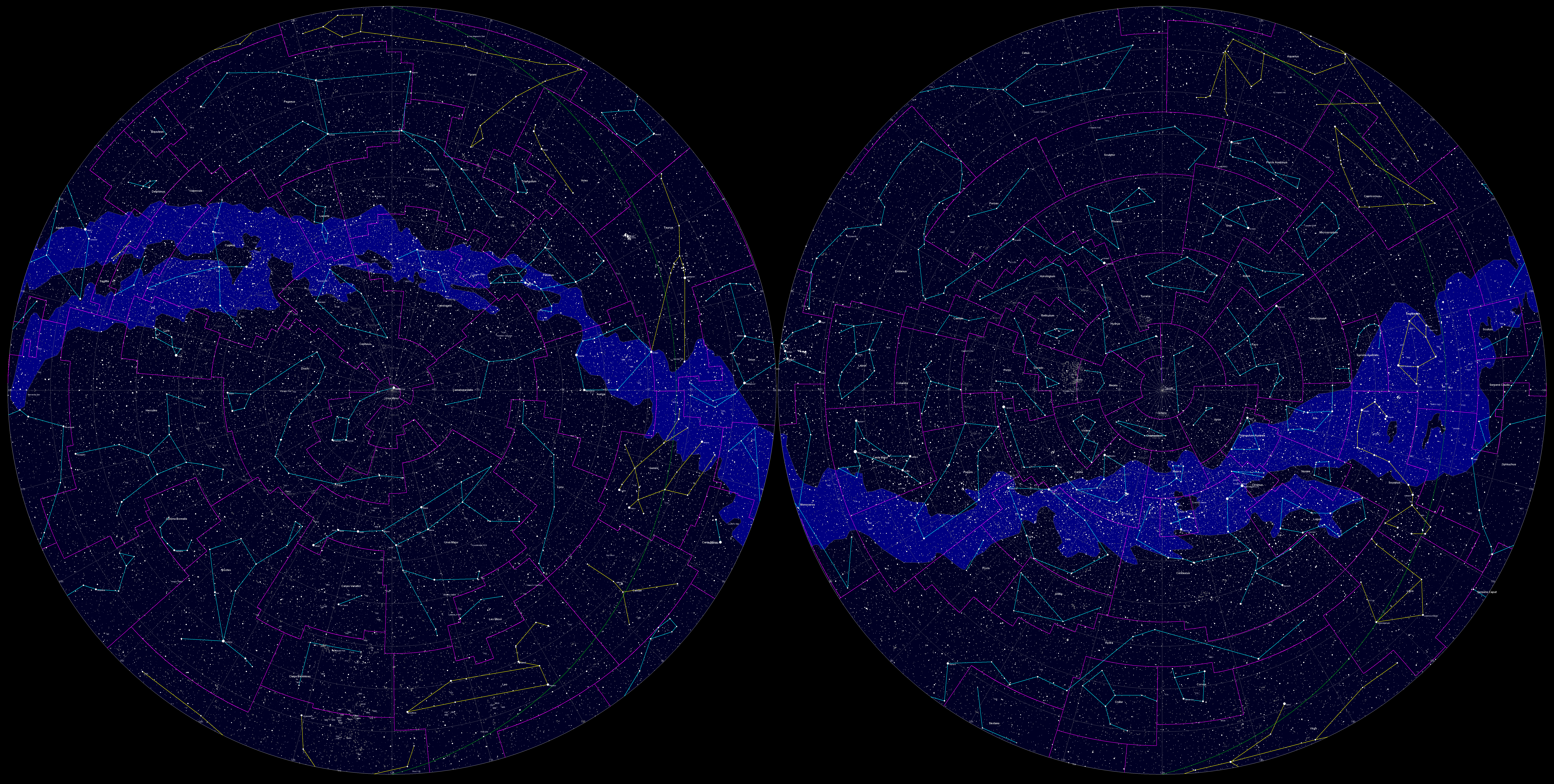Starmap wallpaper 9100x4593, 1920x1080, 1920x1200
