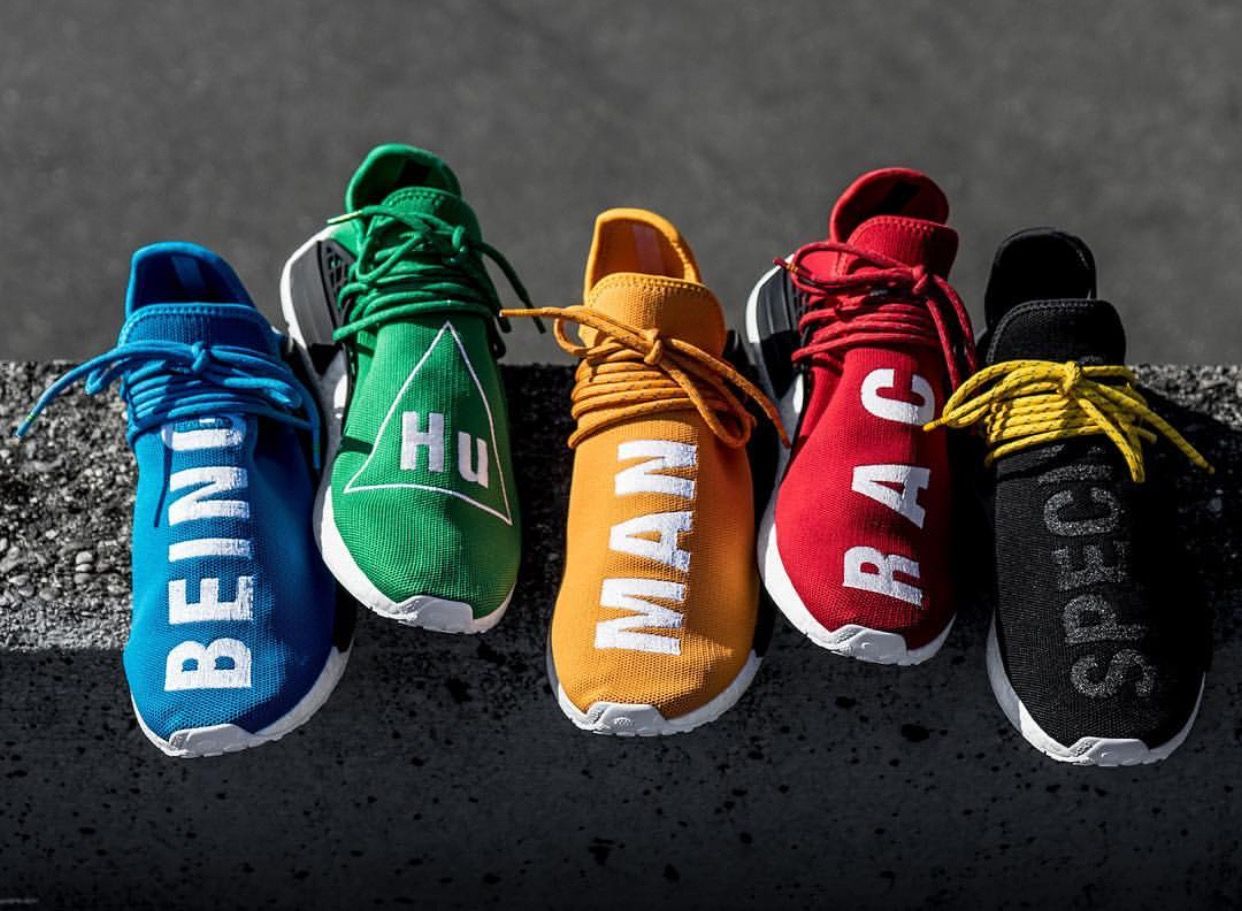 triple black human race nmd