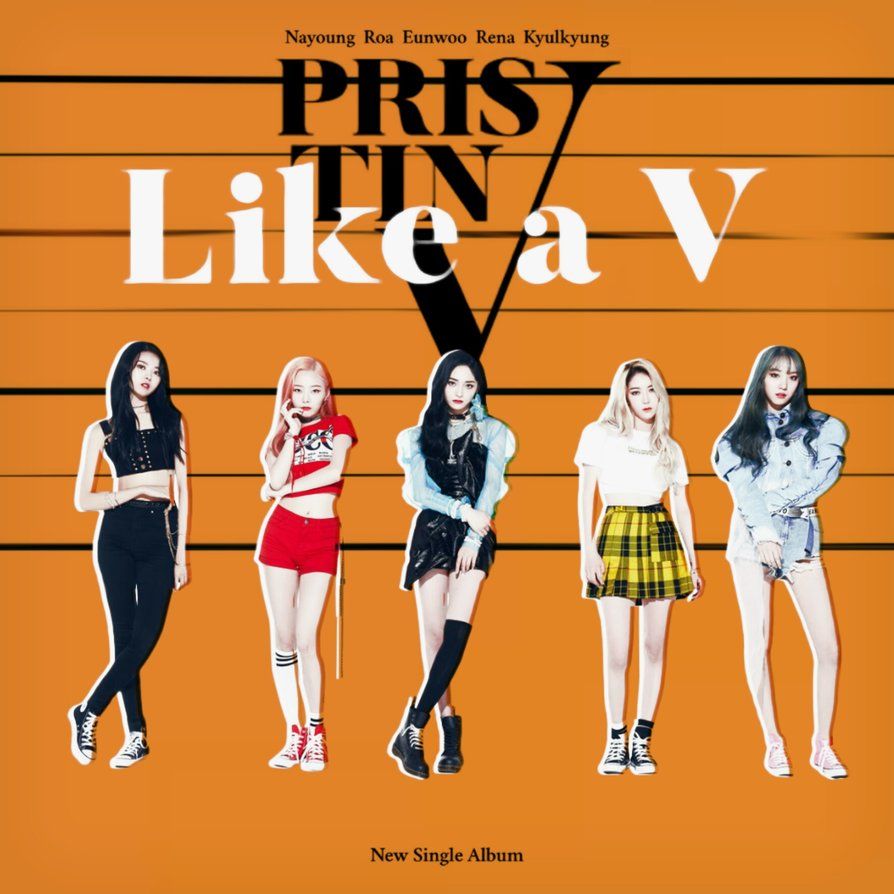 PRISTIN V GET IT (LIKE A V) album cover. Album covers, Album, Cover