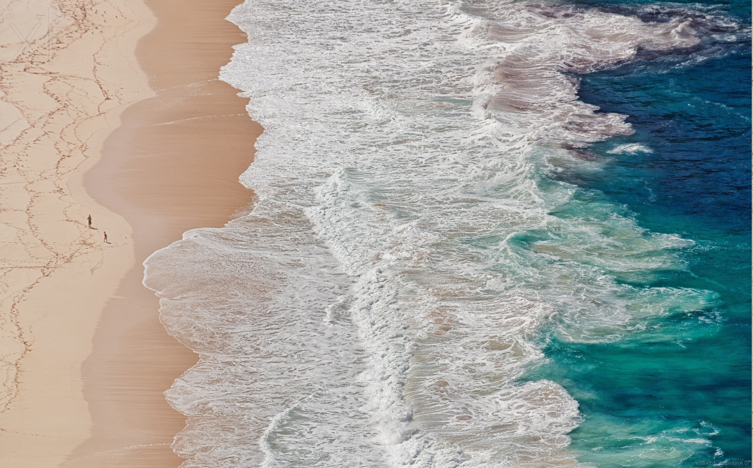 Hd Wallpaper Waves And Sand