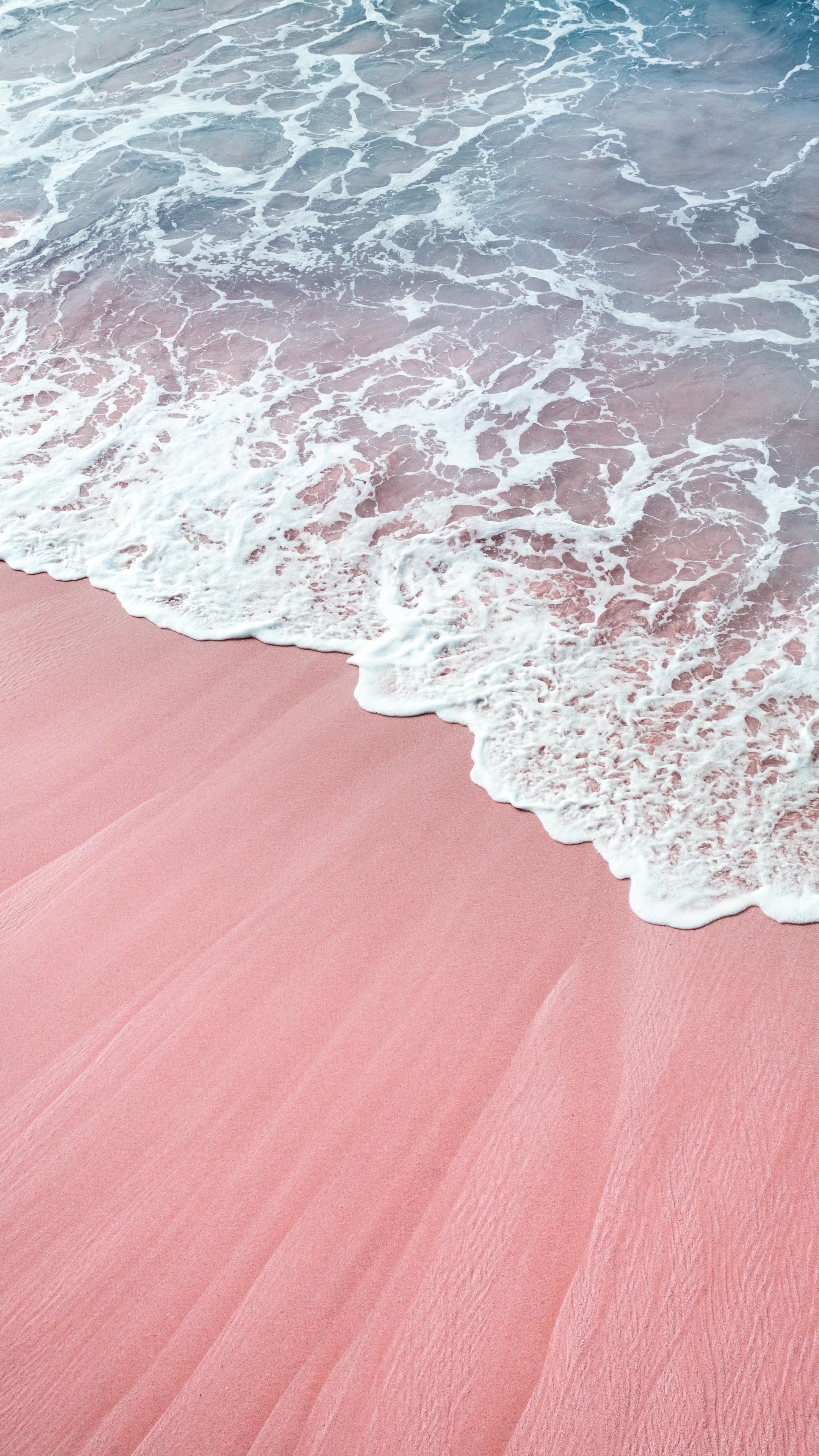 Download Exotic, sea waves, beach and sand wallpaper, 2160x3840, 4К, Sony Xperia Z5 Premium Dual