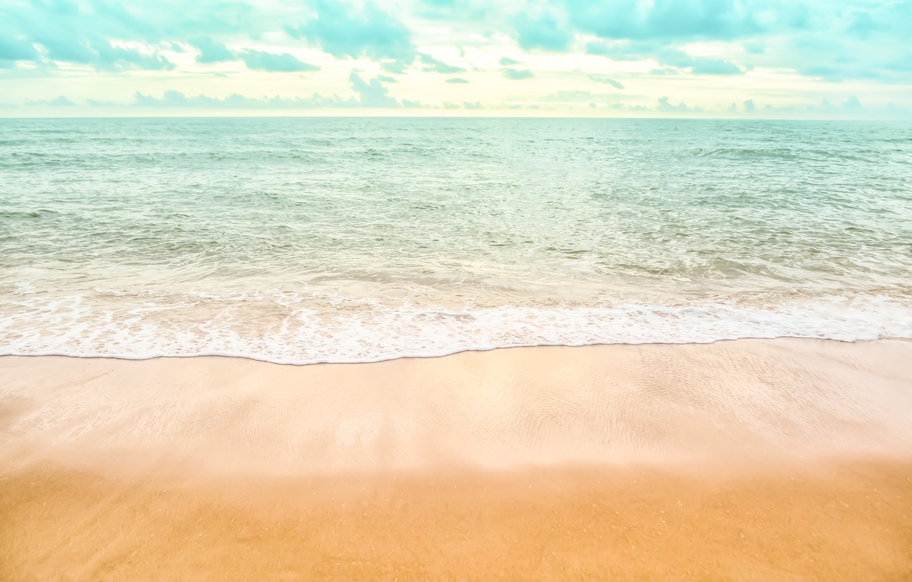 Wallpaper sand, sea, wave, beach, summer, summer, beach, sea, blue, romantic, sand, wave image for desktop, section природа