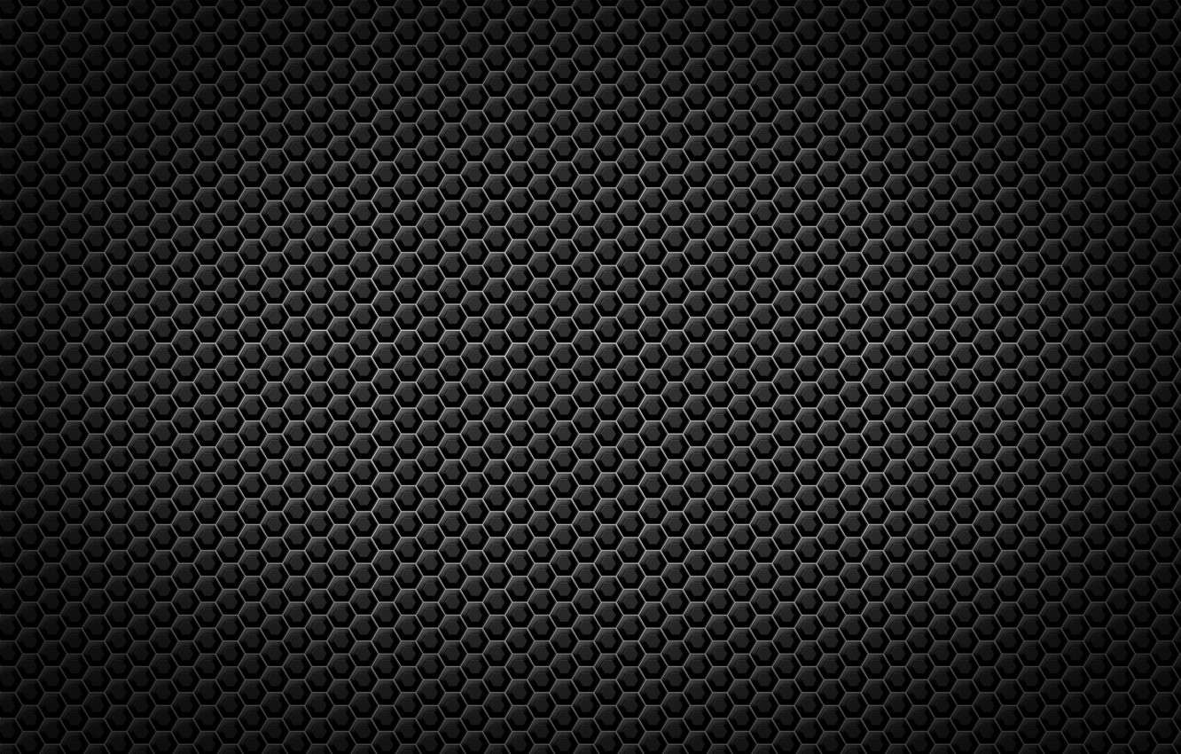 Wallpaper metal, black, cell, grille, texture image for desktop, section текстуры