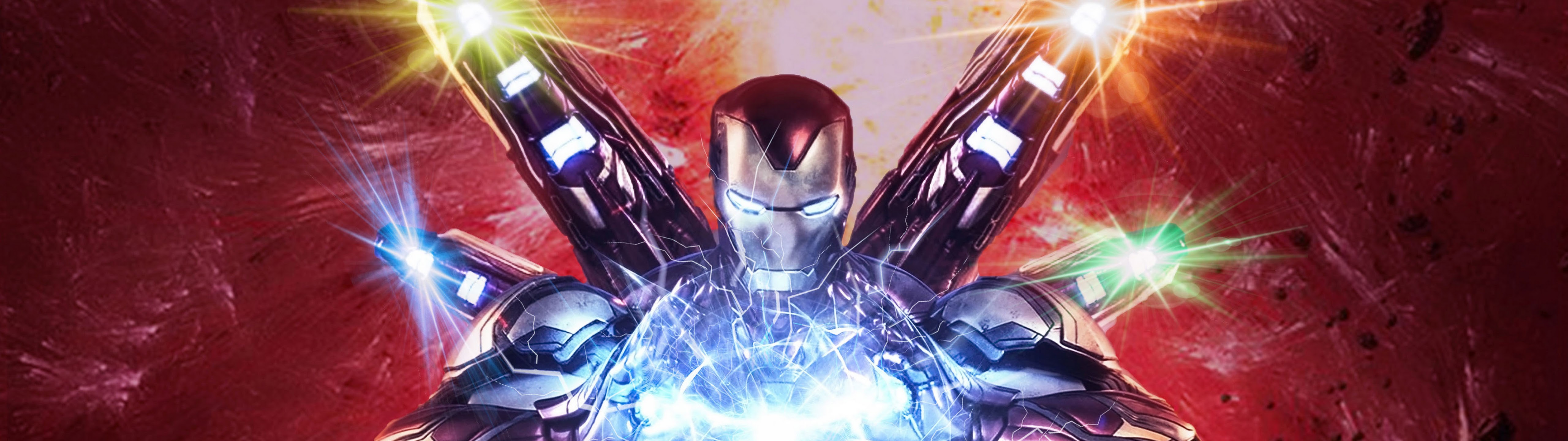 Avengers: Endgame Iron Man Infinity Stones 4K Wallpaper