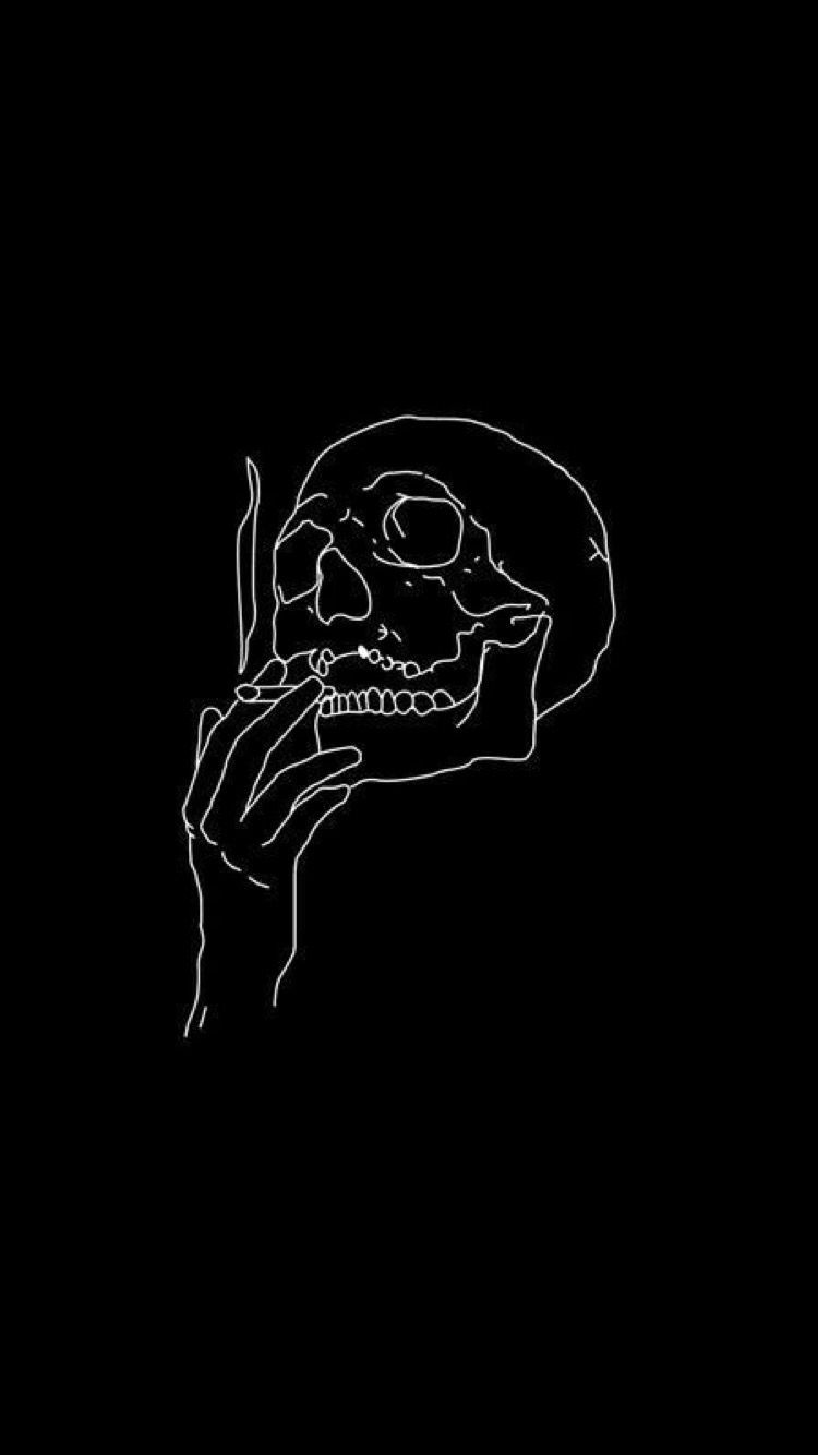 Emo Skull Wallpaper