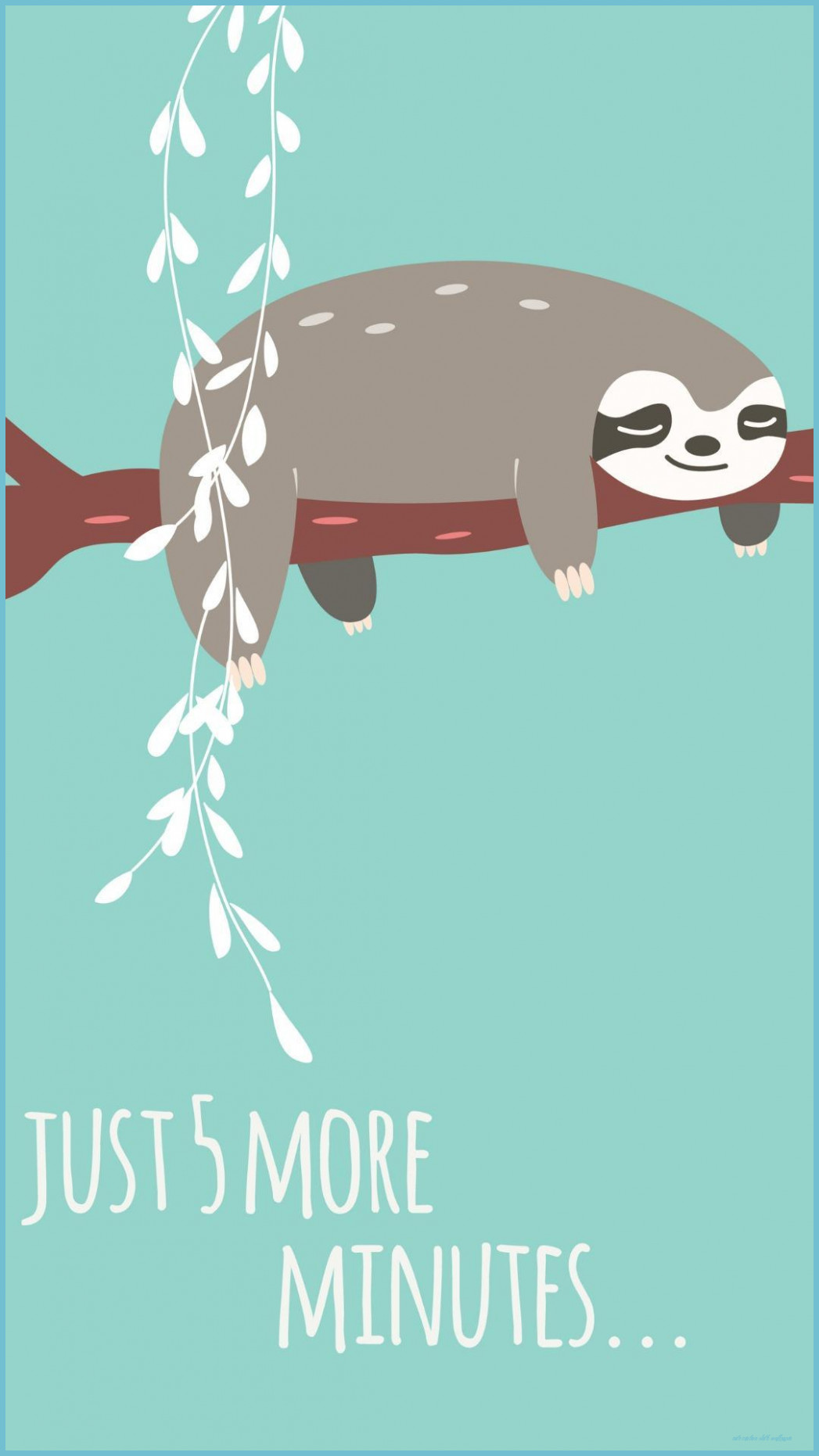 Cute Sloth Wallpaper Free Cute Sloth Background Cartoon Sloth Wallpaper