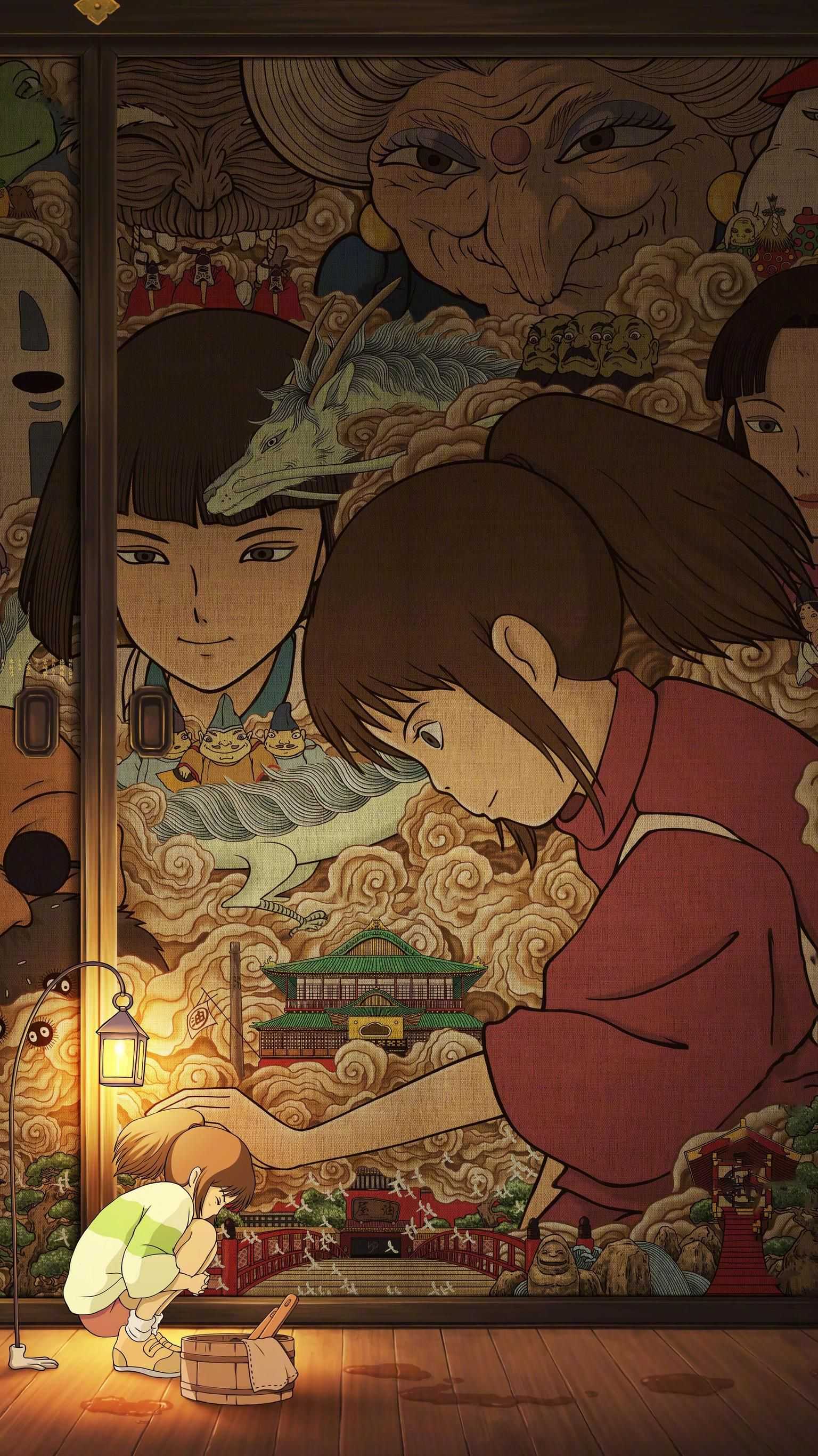 Android & Iphone Spirited Away Anime Phone Live Wallpaper