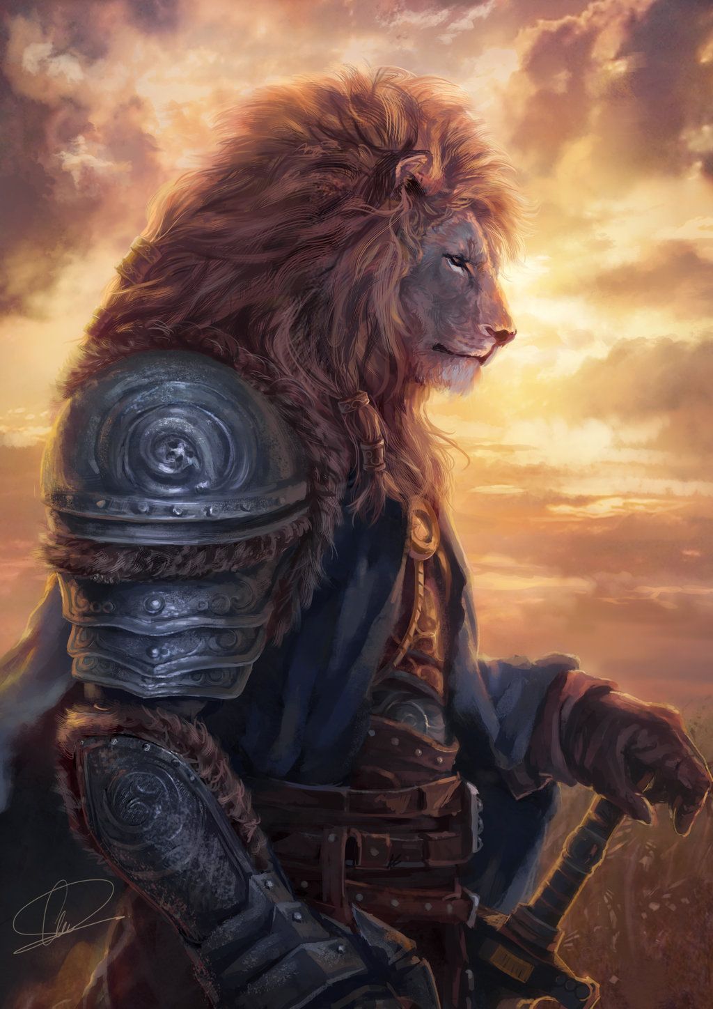 Lion Warrior Wallpaper Free Lion Warrior Background