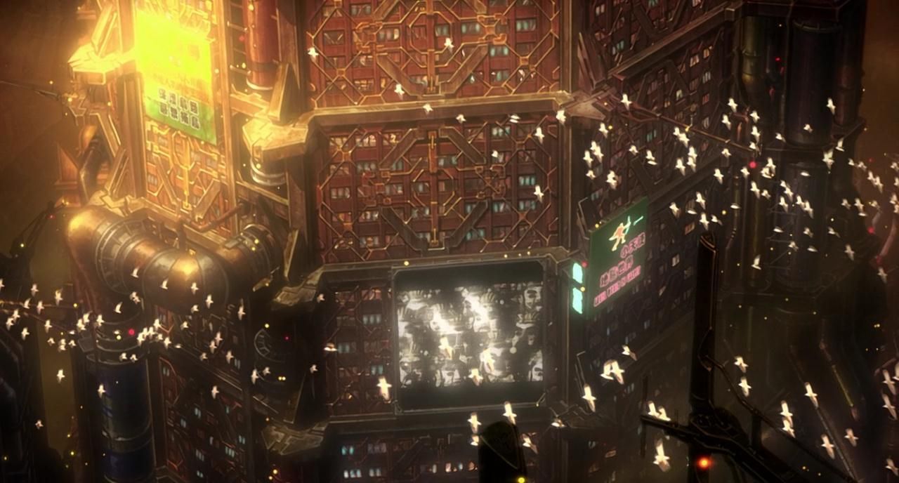 Ghost in the shell, Anime background, Art