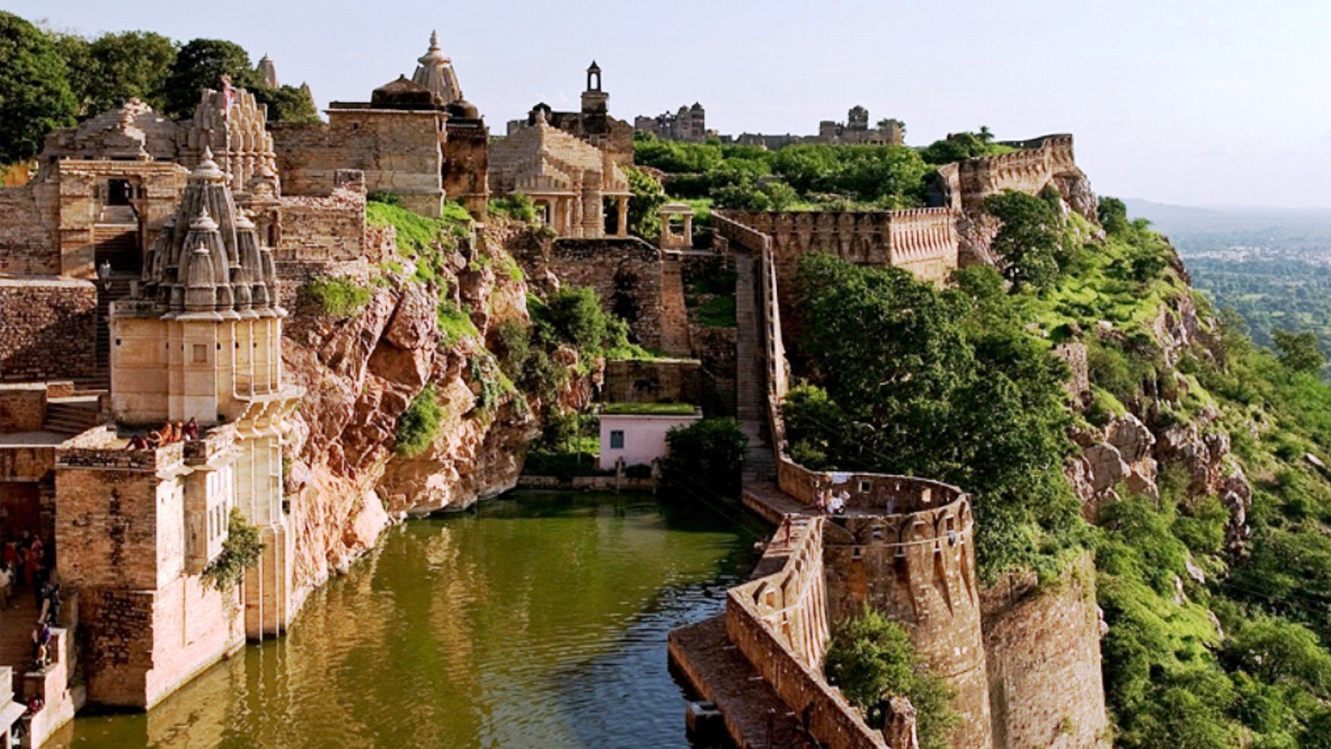 Chittorgarh_Fort_in_India HD Wallpaper For (1920×1080). Chittorgarh Fort, Amazing Places On Earth, Beautiful Places On Earth