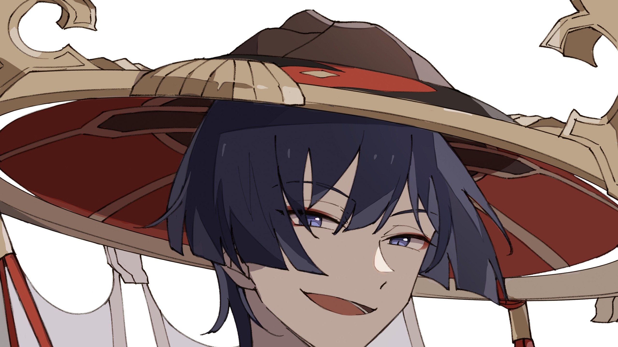 Scaramouche With Black Hair And Hat HD Genshin Impact Wallpaper