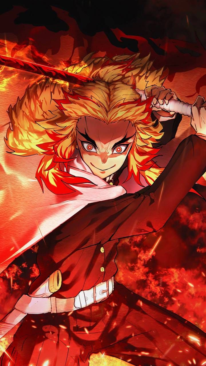 Rengoku Phone Wallpaper