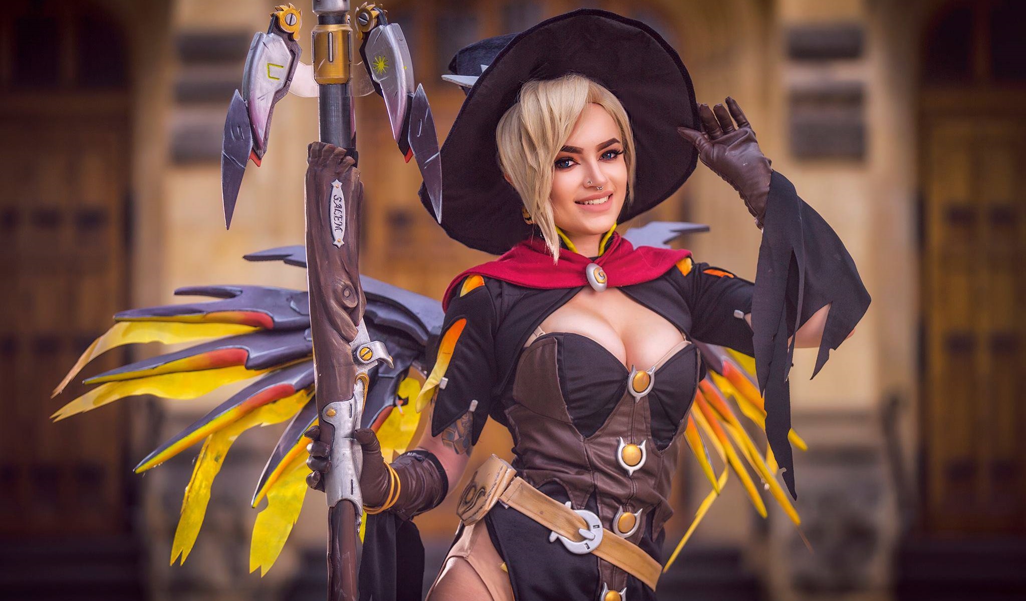 Witch, Mercy (Overwatch) HD Wallpaper