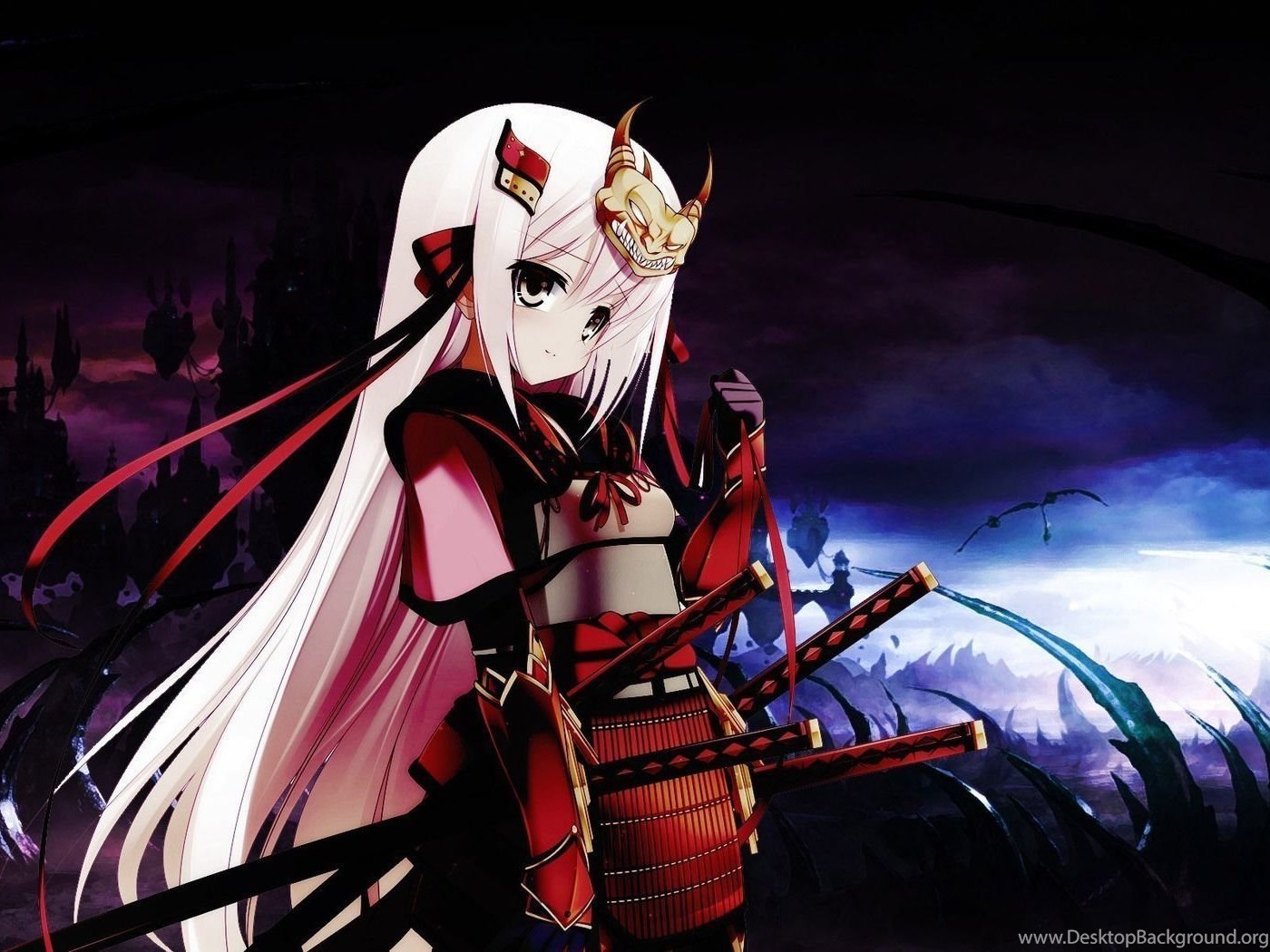 Samurai Girl Wallpaper Anime Wallpaper Desktop Background