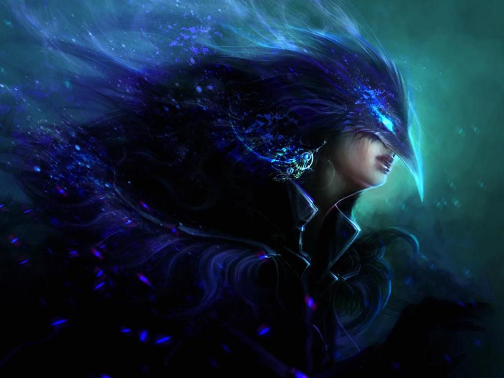 Mask Abstract Blue Fantasy Girl Water Woman. Woman fantasy art, Fantasy women, Fantasy girl