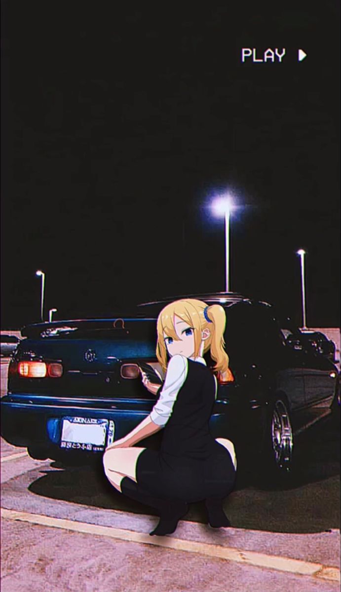KREA - close up of ryosuke takahashi in his mazda rx 7 getting food at a  drive - through, initial d anime, initial d anime 1 0 8 0 p, detailed anime  face, 1 9 9 8's anime