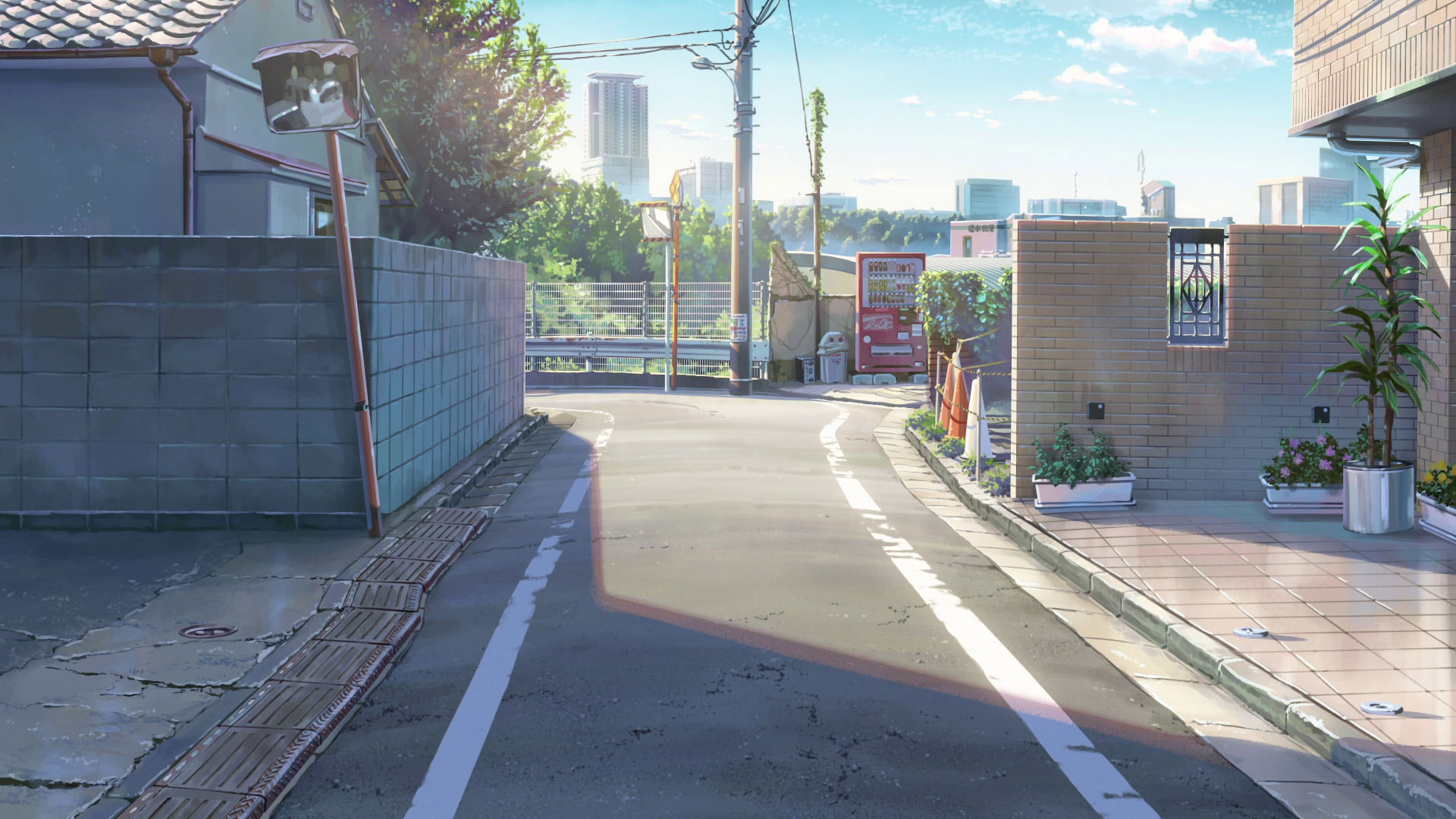 Wallpaper Kimi No Na Wa, Anime Streets, Scenic, City, Build • Wallpaper For You HD Wallpaper For Desktop & Mobile