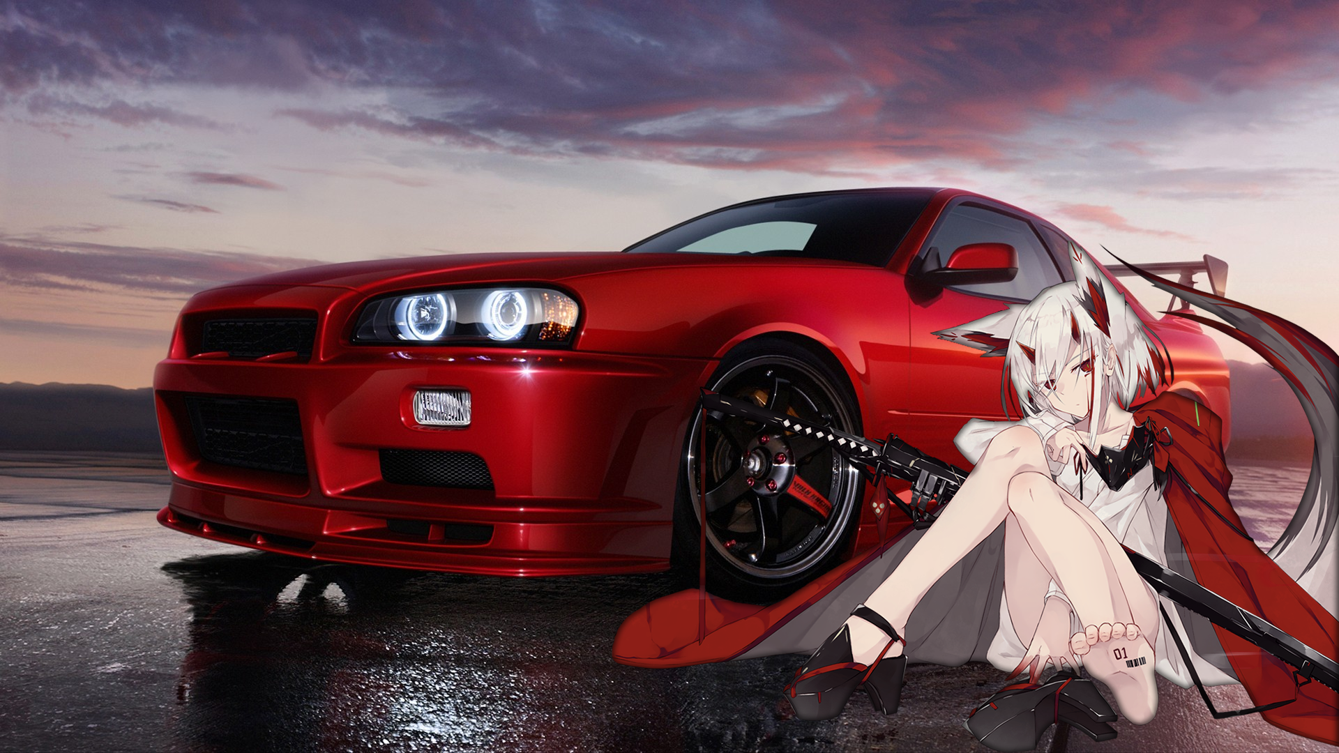 410762 JDM toyota aristo anime girls pictureinpicture  Rare Gallery  HD Wallpapers