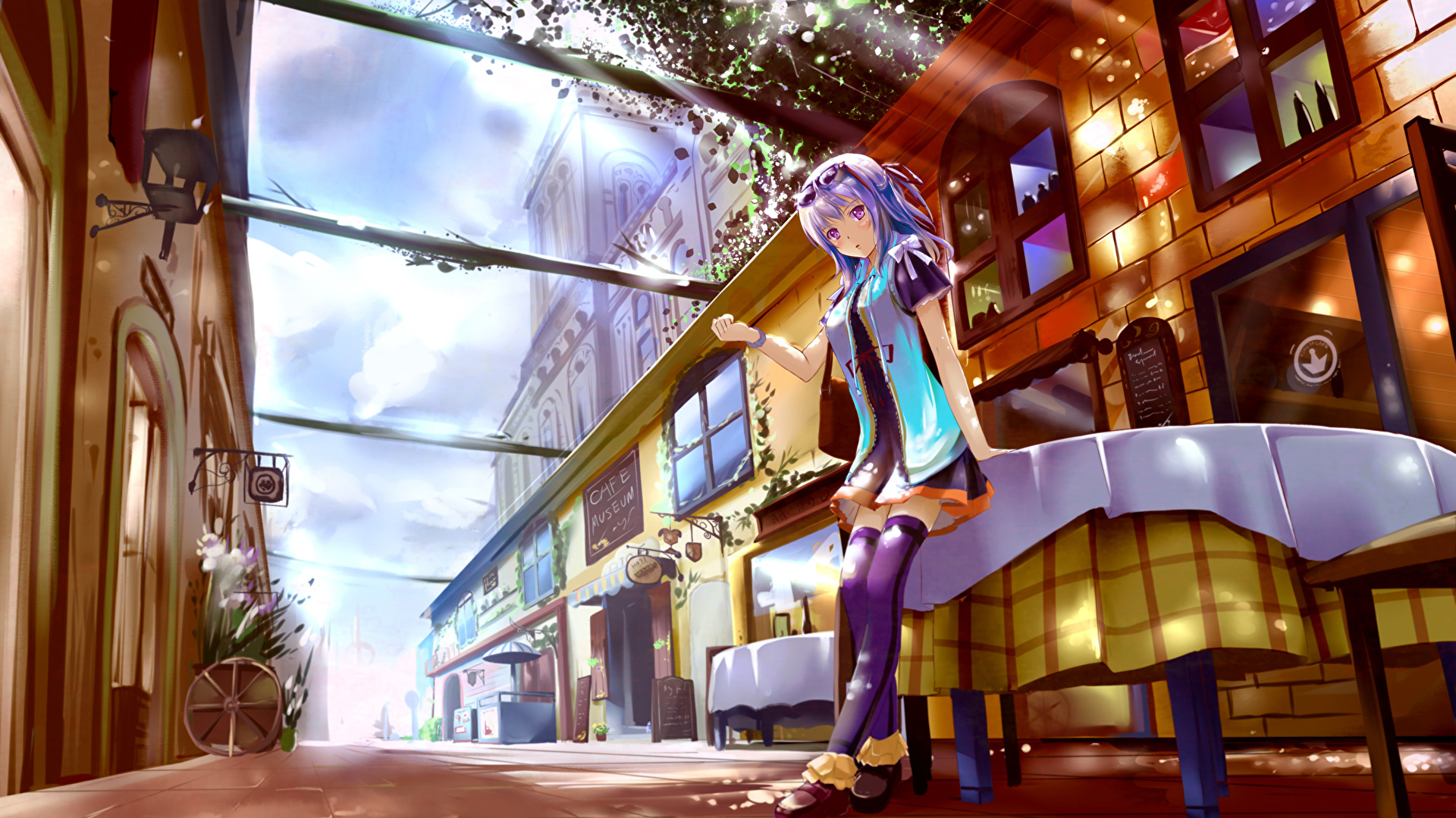 Picture kyaro (kyaro54), original Anime Girls Street 1920x1080