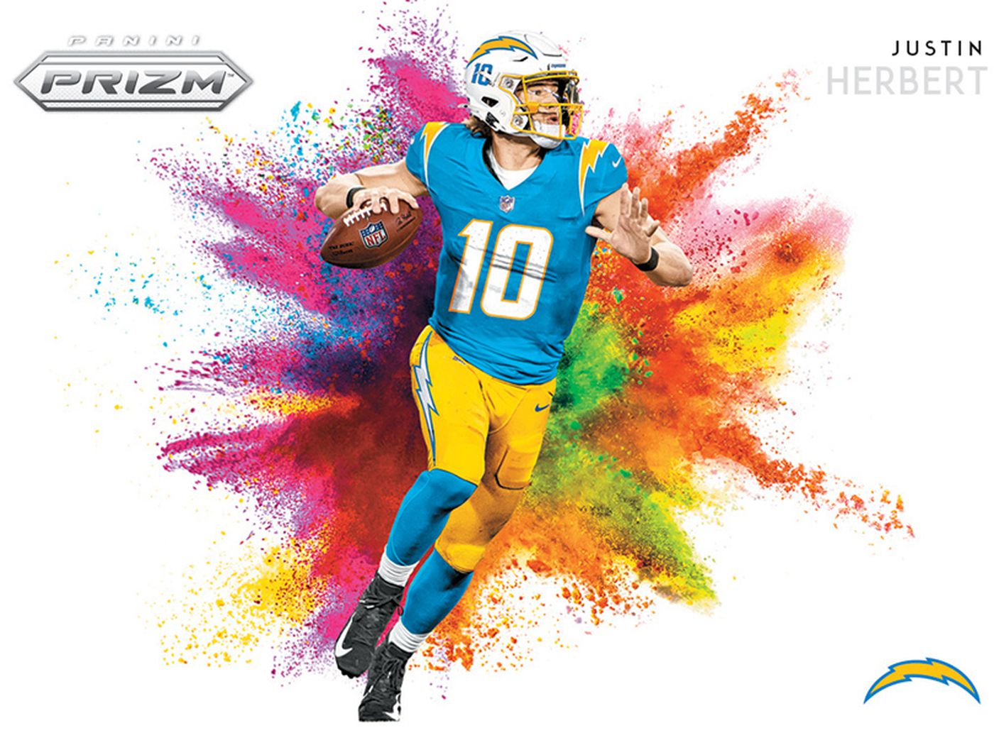 Chargers News: Rookie QB Justin Herbert featured in Panini Prizm set