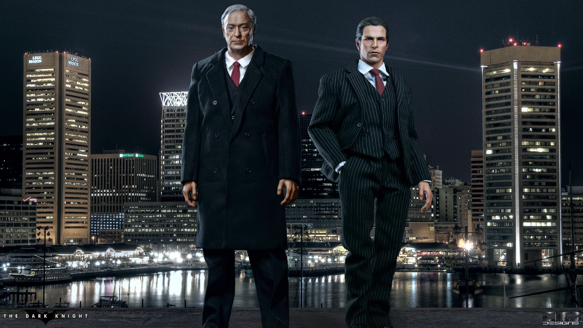 Alfred Pennyworth Batman Bruce Wayne Fan Art Hot Toys The Dark Knight Wallpaper:1920x1080