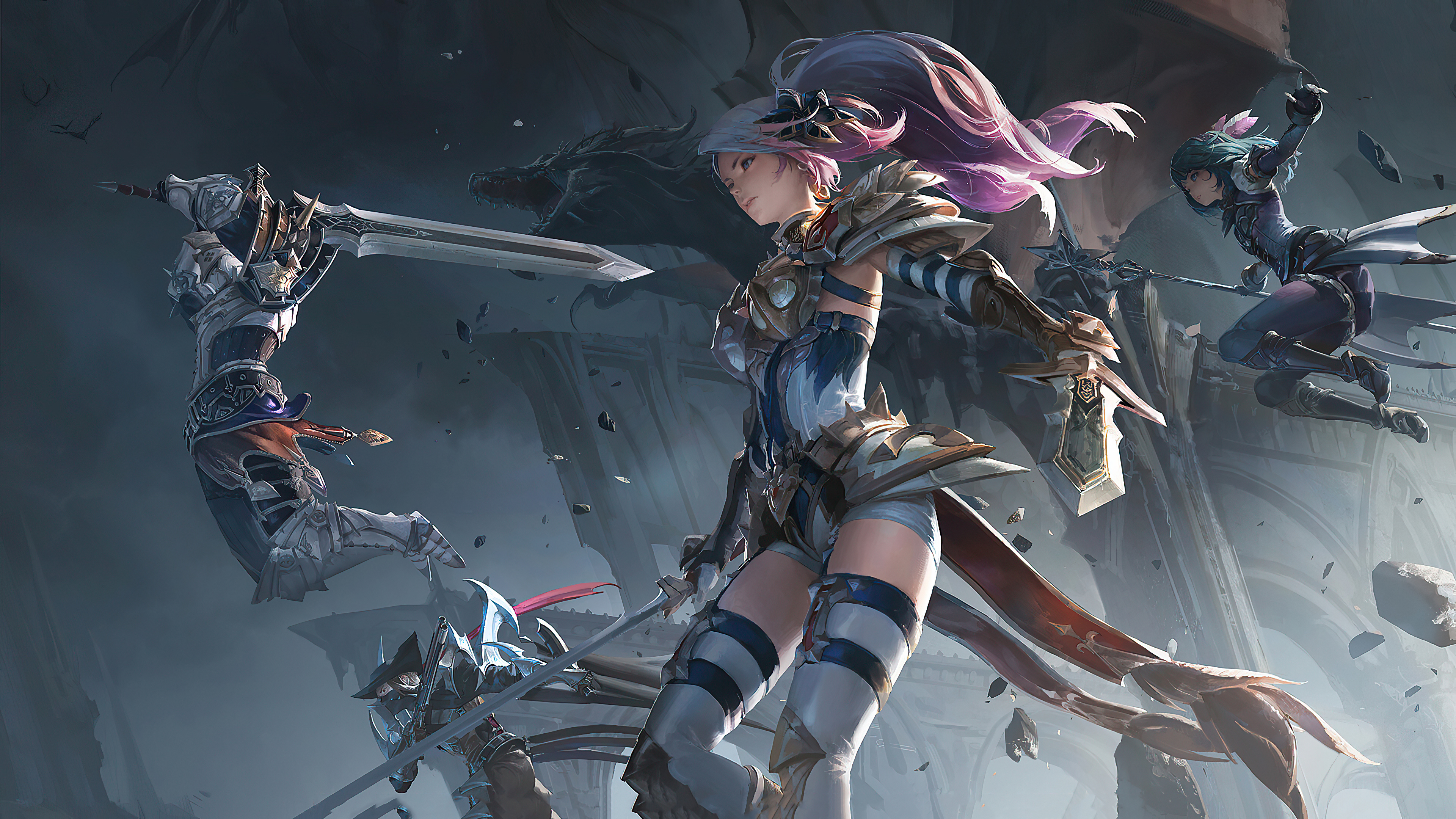 4k Warriors Wallpapers Wallpaper Cave