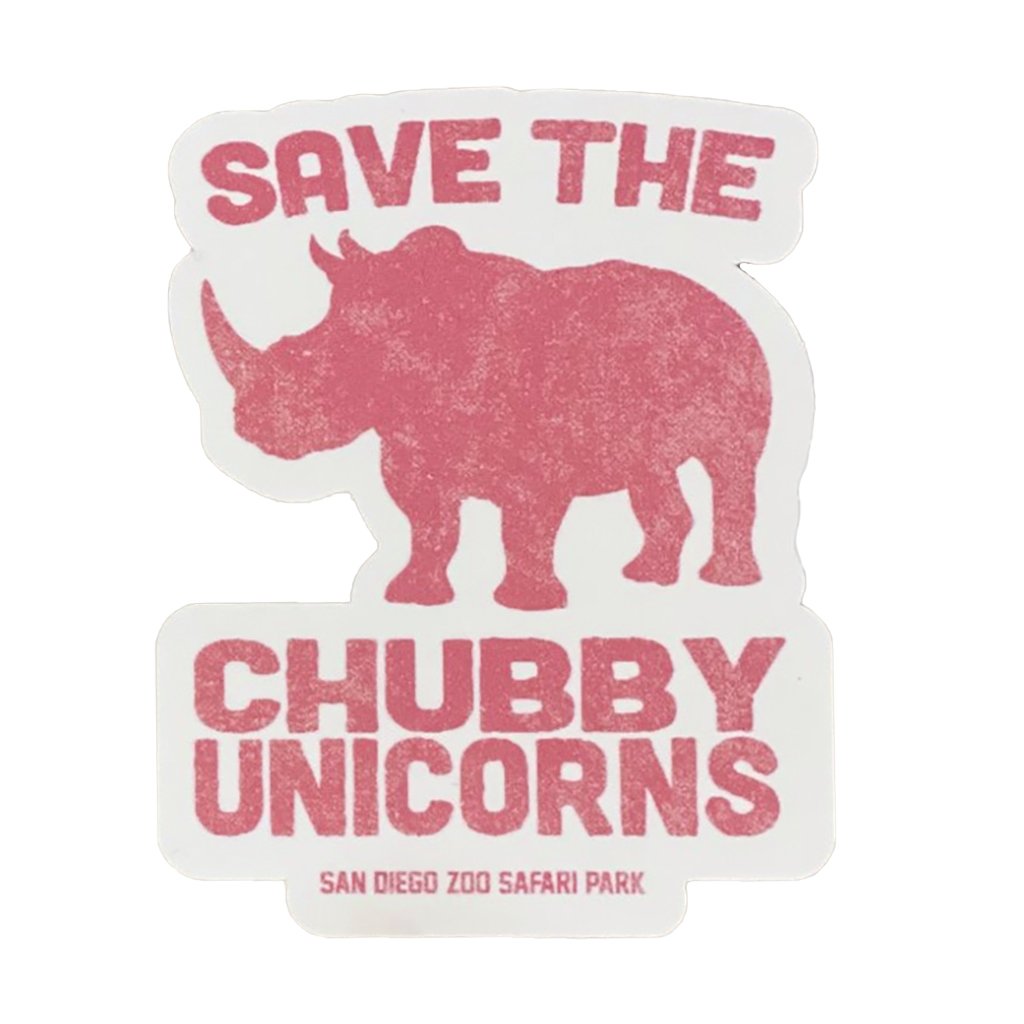 Save The Chubby Unicorns Sticker