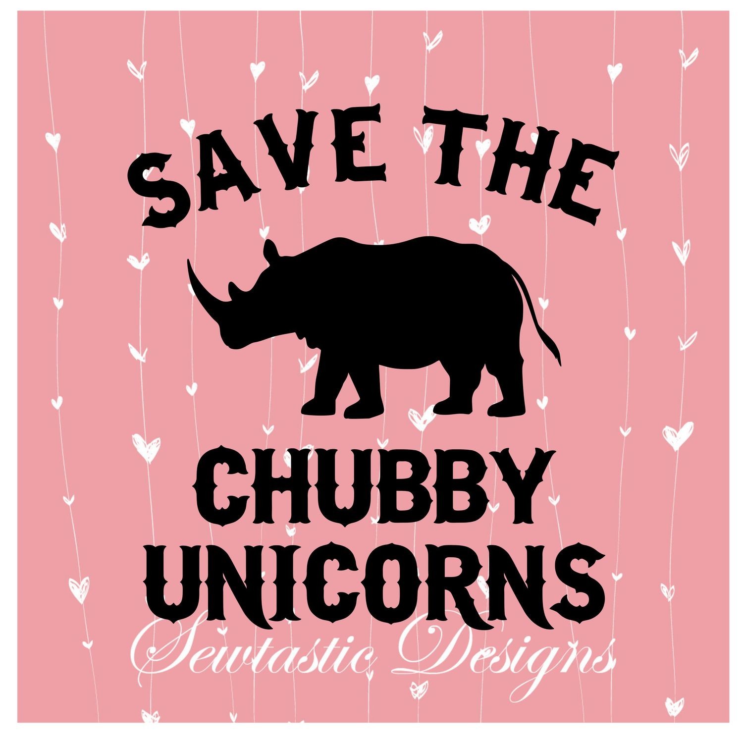 Save The Chubby Unicorns SVG, Save SVG, Chubby SVG, Unicorn SVG, Cut File, Iron On, Decal, Cricut, Silhouette, ScanNCut & Many More