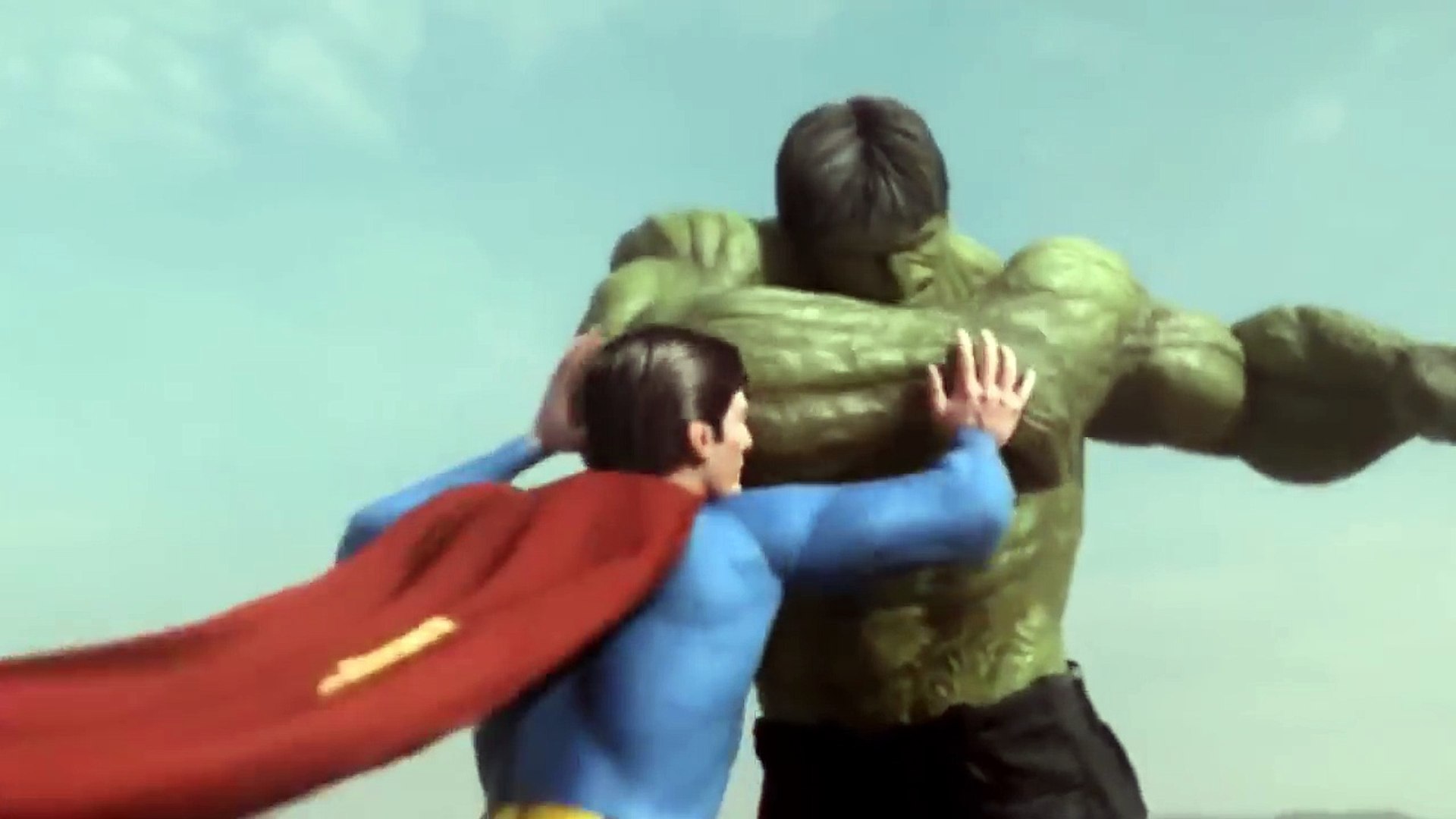 Superman VS Hulk The Fight (Part and 3) (Made by Mike Habjan)(READ DESCRIPTION) Vide