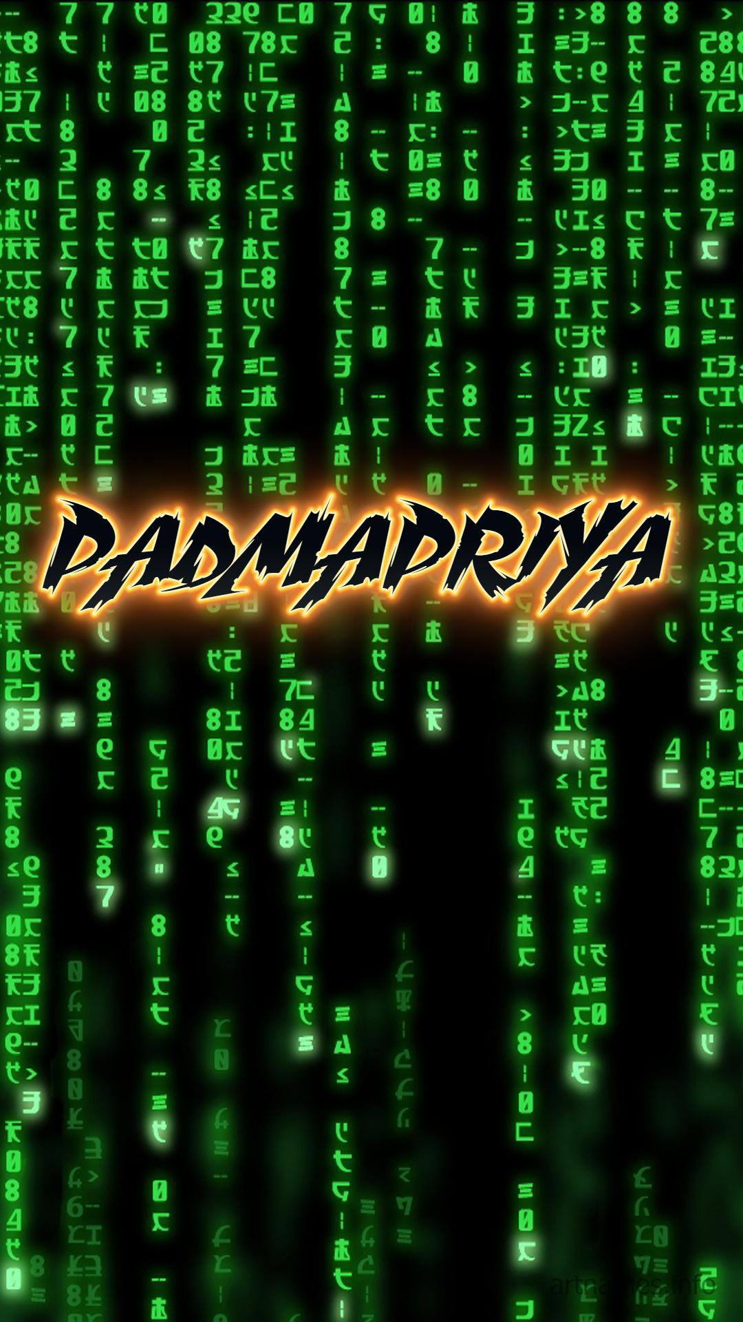 Padmapriya as a ART Name Wallpaper!