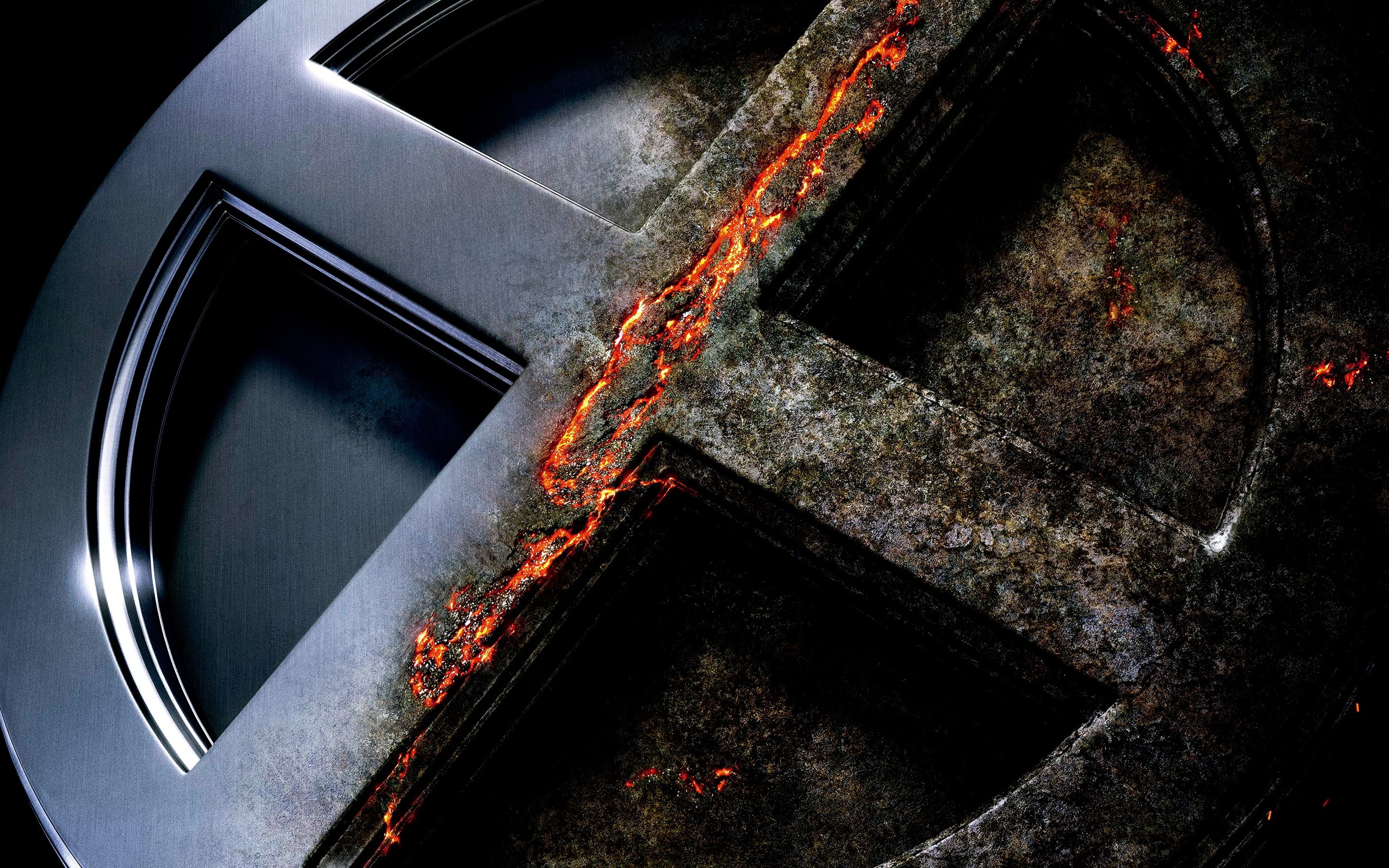 Wallpaper, black, car, red, vehicle, movies, logo, X Men, x men apocalypse, light, wheel, darkness, number, computer wallpaper, automotive tire 2880x1800