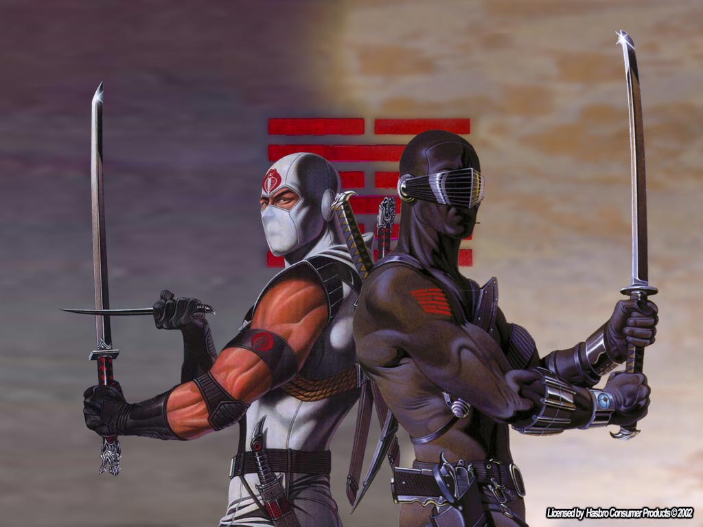Snake Eyes and Storm Shadow vs. Deathstroke
