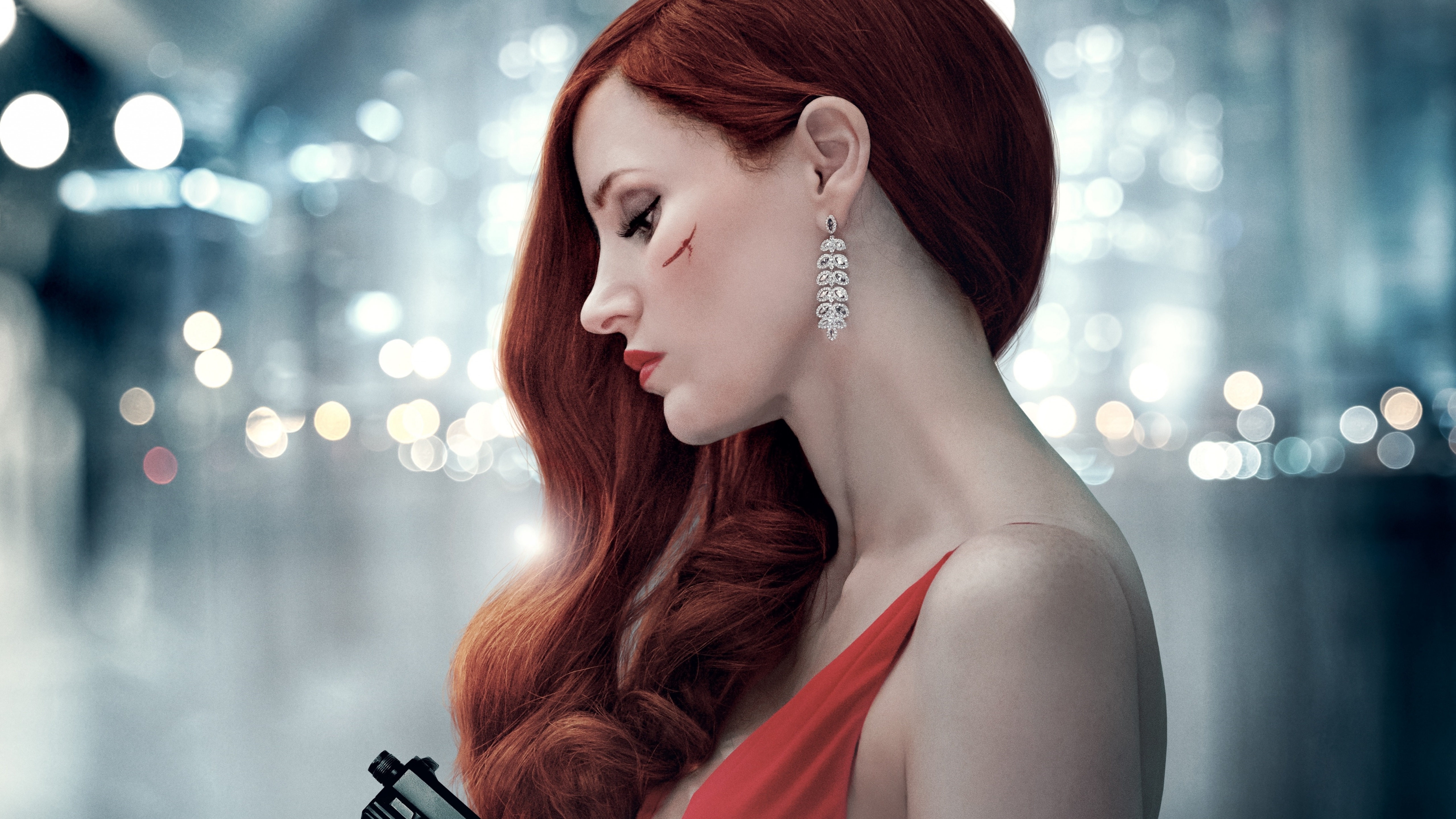 Ava Wallpaper 4K, 2020 Movies, Jessica Chastain, Thriller, Movies