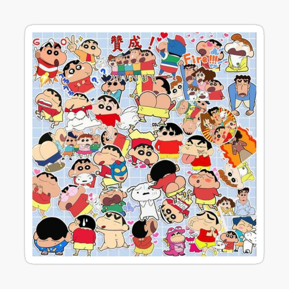 shinchan and his family