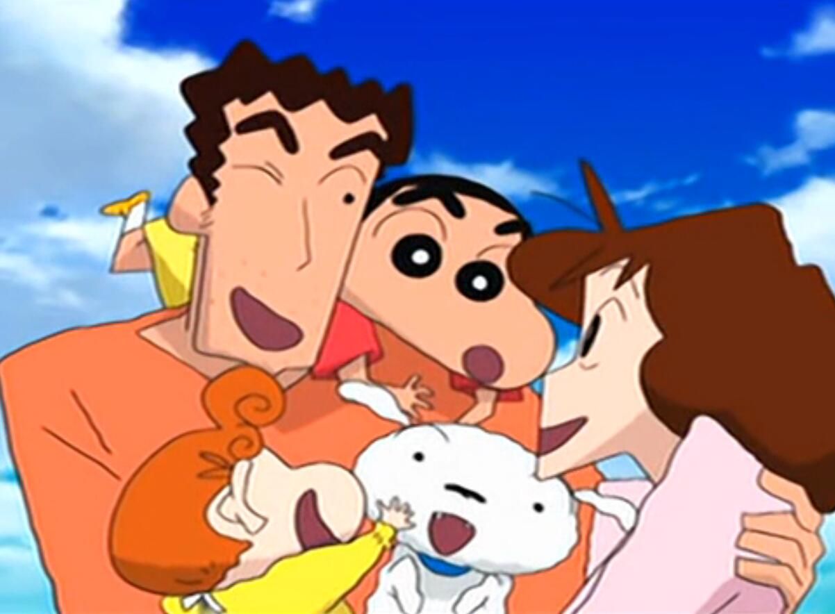 Crayon Shin Chan Family Anime From Japan HD wallpaper