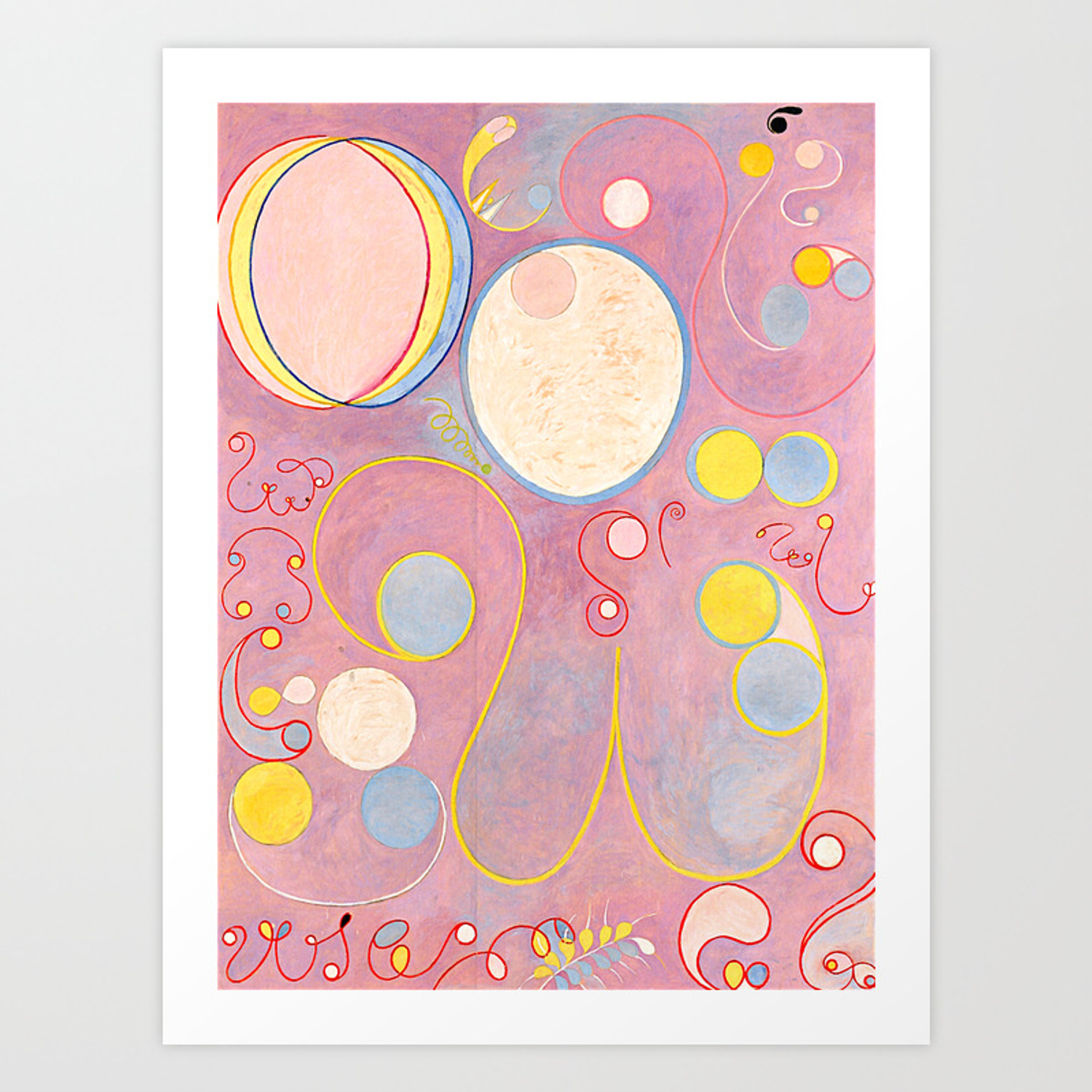 Hilma af Klint The Ten Largest, No. 08, Adulthood, Group IV Art Print