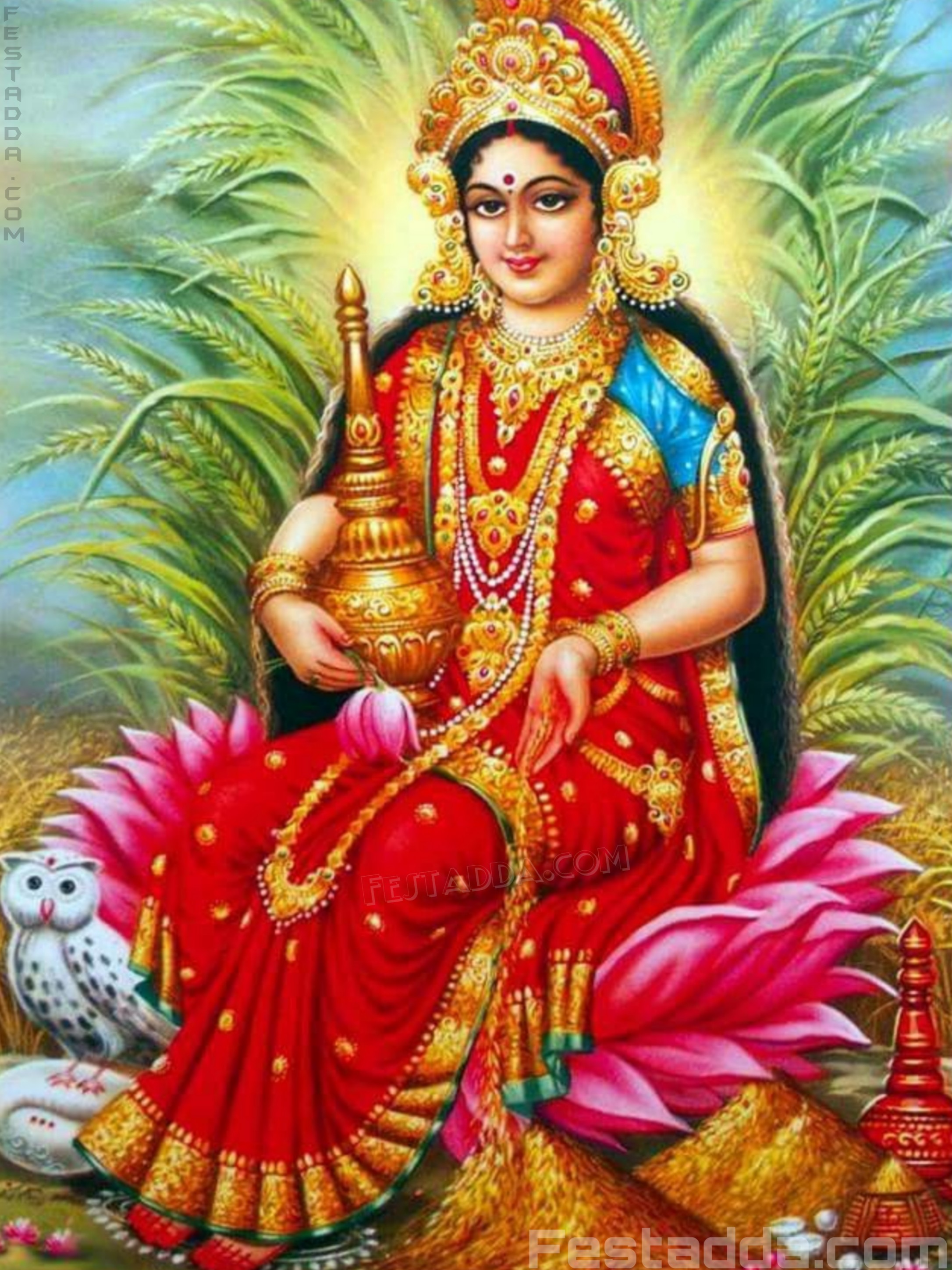 Lakshmi Devi Image HD Wallpaper 1080p Maa Laxmi Photo Devi Good Morning