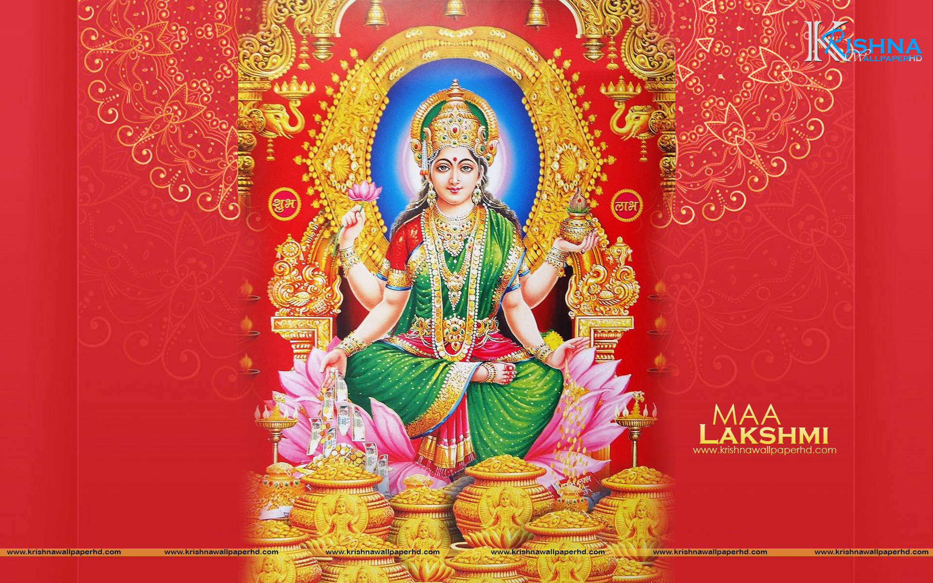Maa Lakshmi HD Wallpaper Wallpaper Hd Free God HD Wallpaper, Image, Pics And Photo