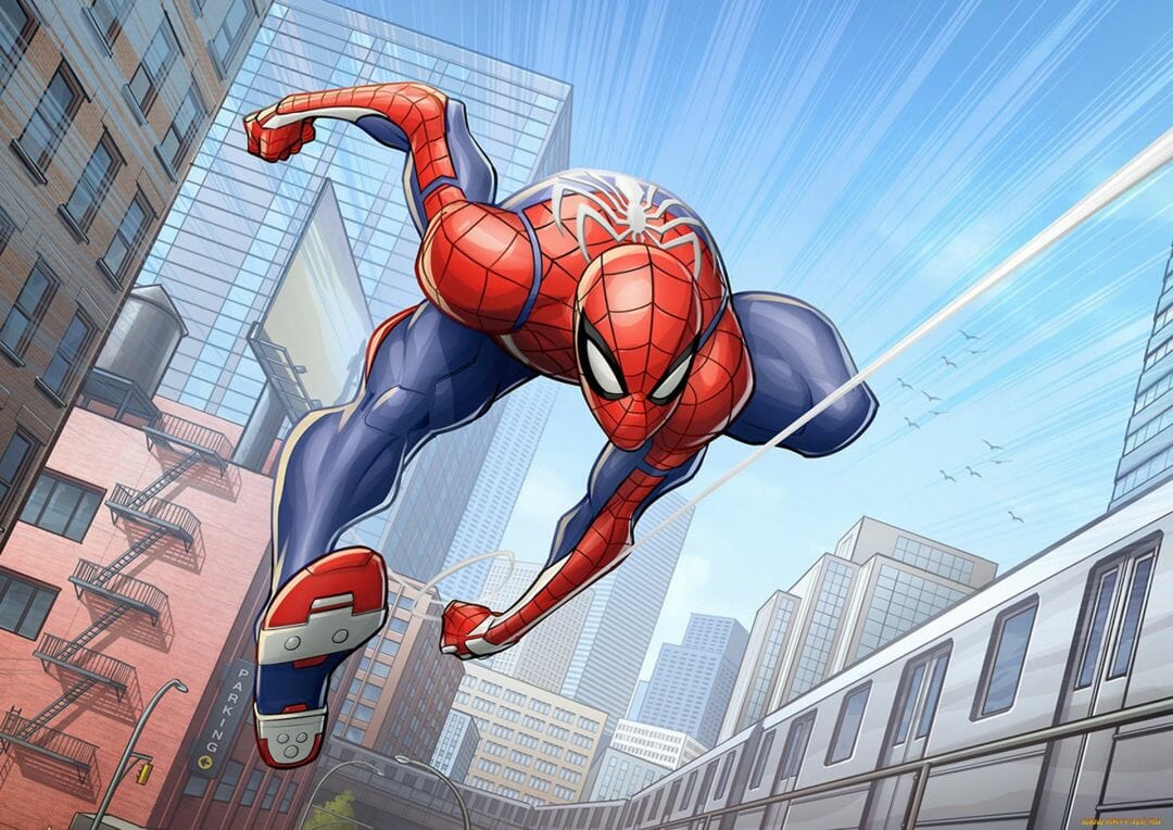 Spider Man Artwork Marvel Comics / IPhone HD Wallpaper Background Download HD Wallpaper (Desktop Background / Android / IPhone) (1080p, 4k) (1080x764)