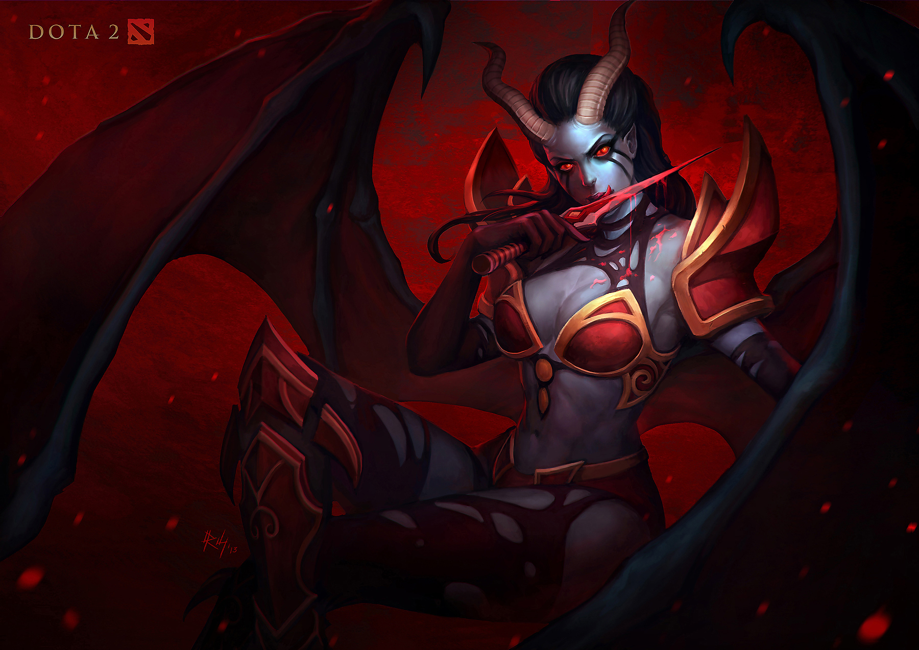 Queen of Pain Wallpaper