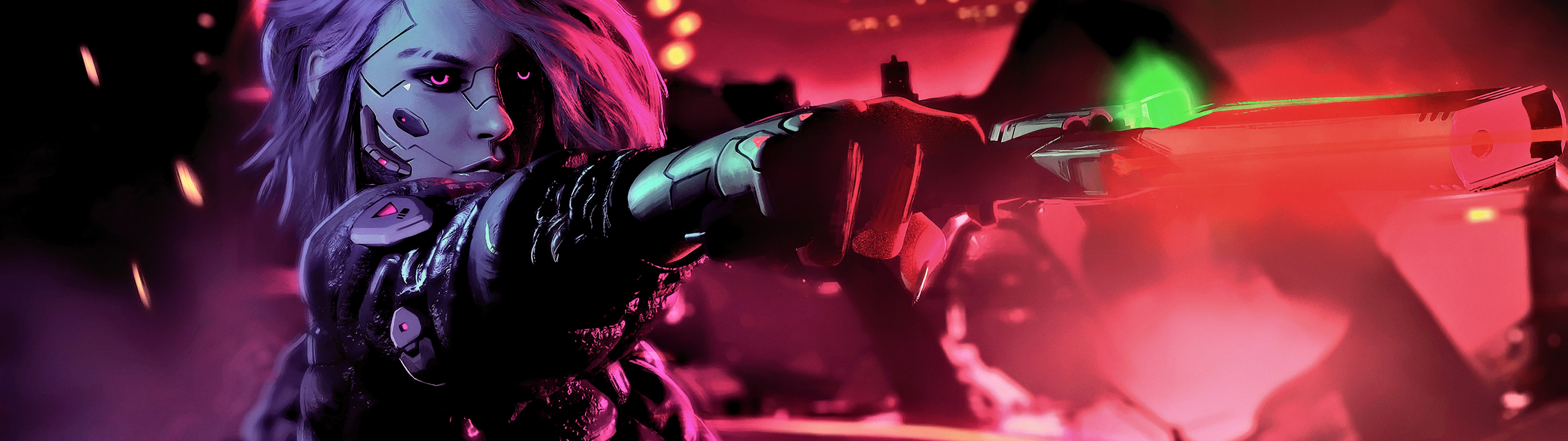 Cyberpunk Girl Sci Fi 4K Wallpaper