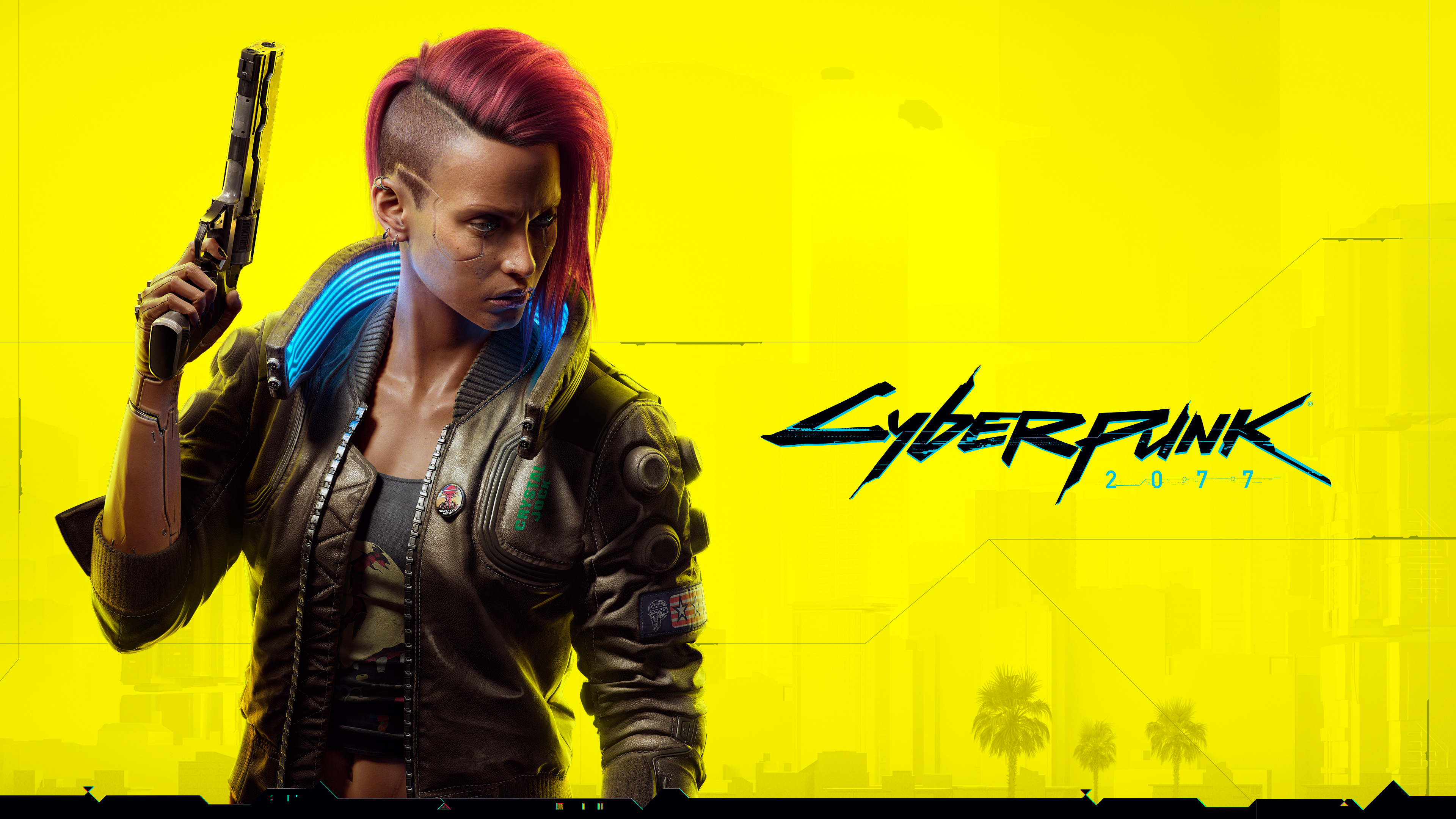 Cyberpunk 2077 GIrl 4K Wallpaper