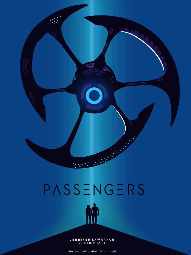 Passengers Movies poster by Handy Kara. Movie posters minimalist, Passengers movie, Movie posters