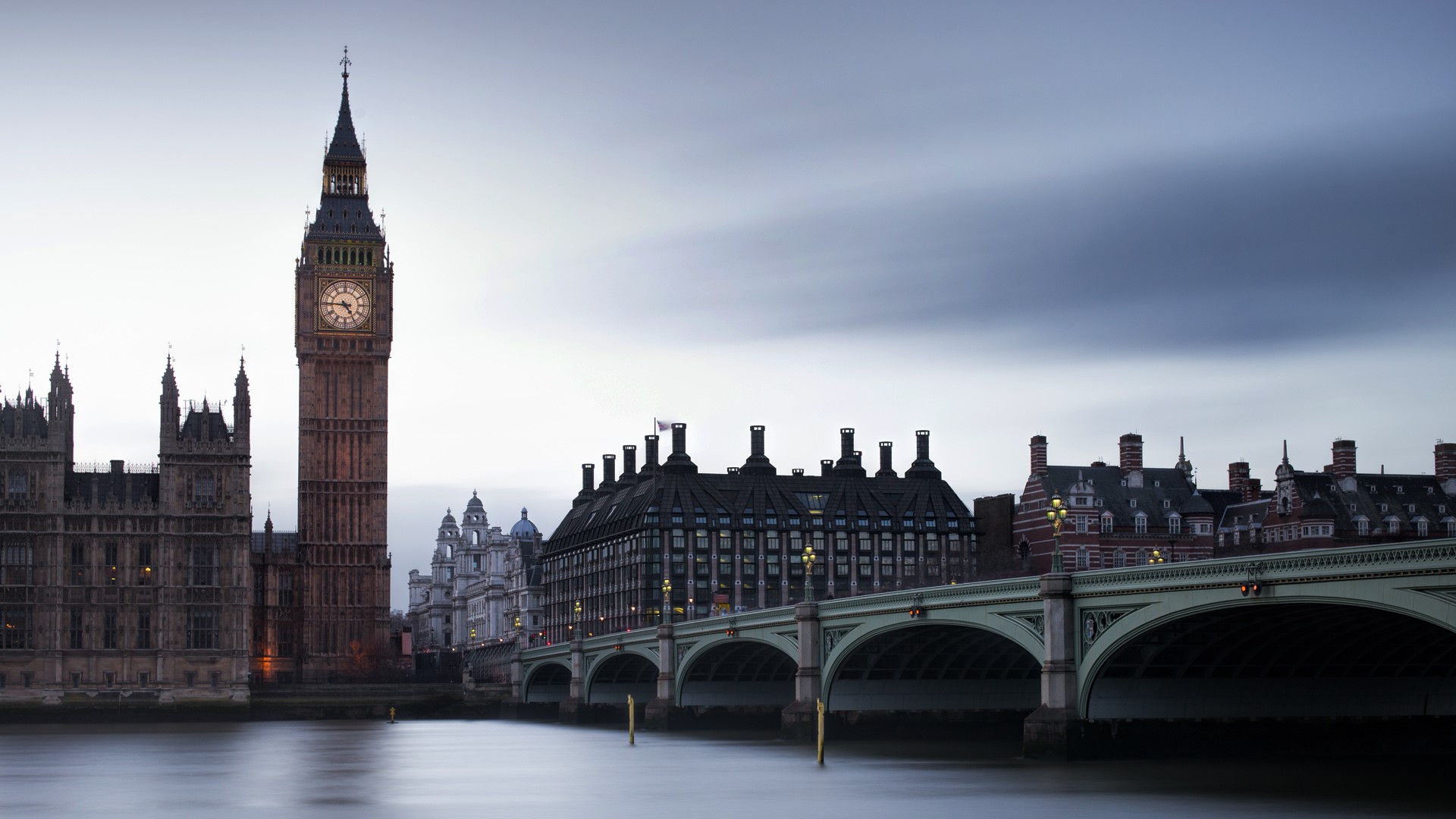 View of Big Ben and Westminster Bridge, London, England, UK. Windows 10 Spotlight Image