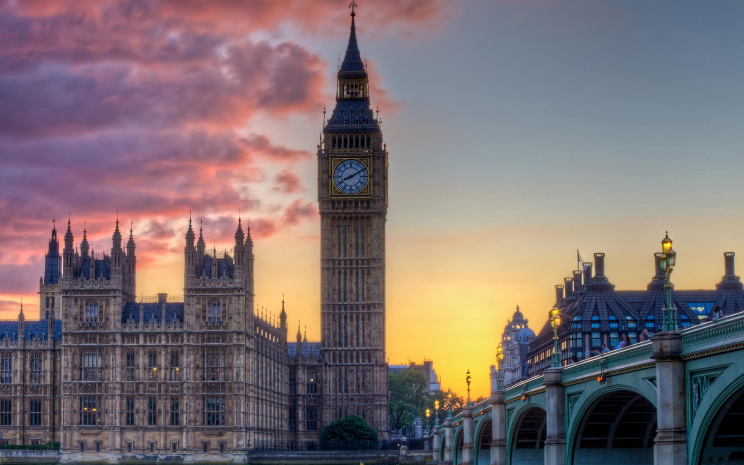 Westminster Bridge And Big Ben London Wallpaper