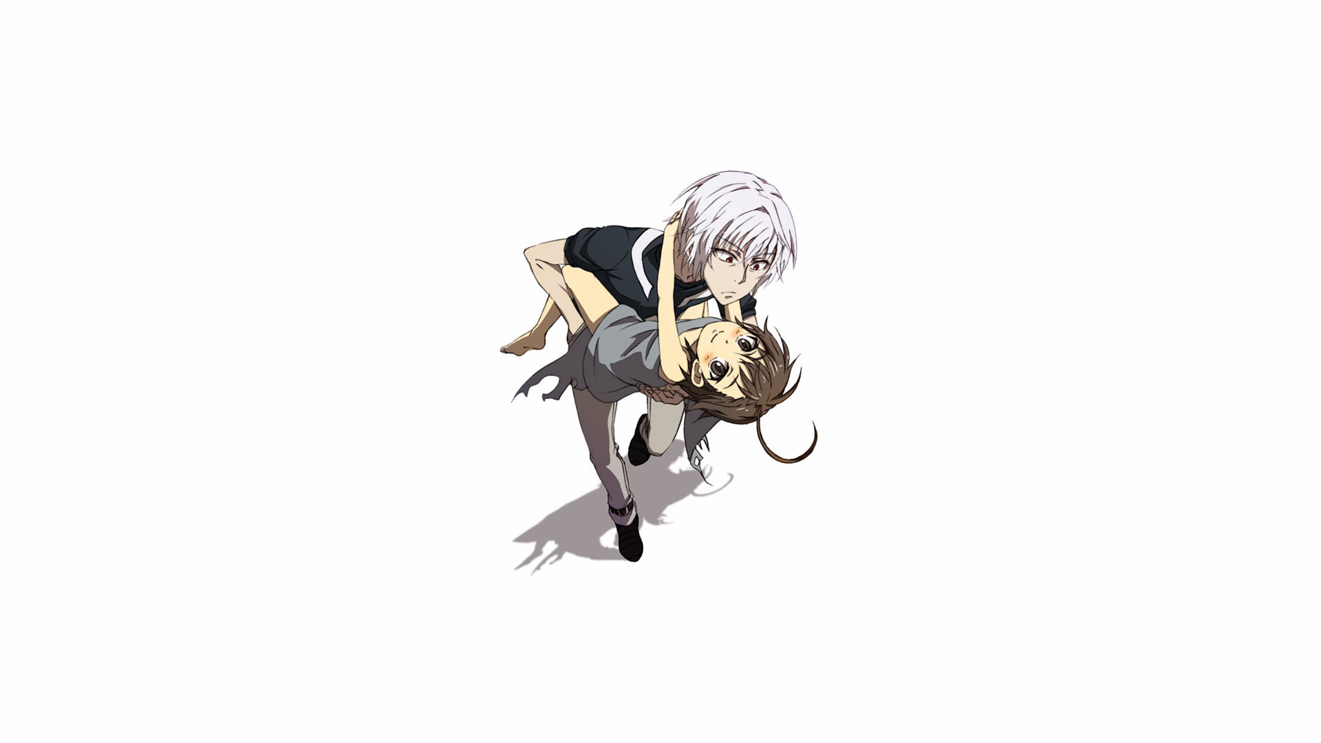 Accelerator (Anime Character) Last Order simple background Toaru Majutsu no Index wallpaperx1080