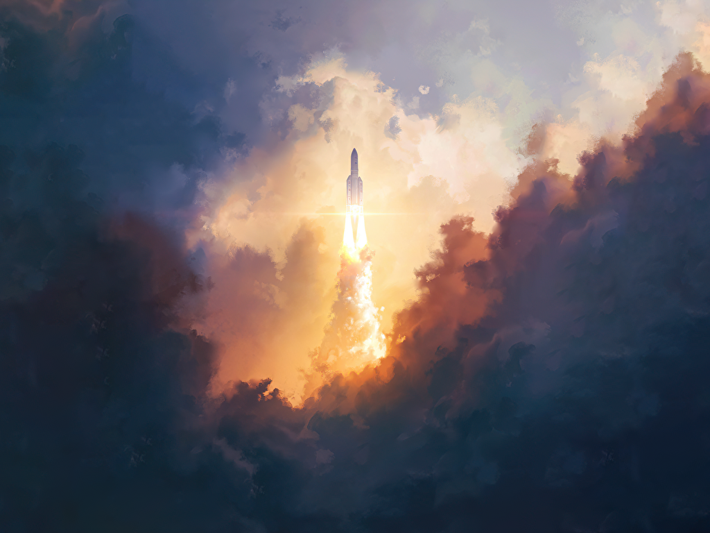 Ariane 5 Rocket Ship Art [3440x1440]: wallpaper