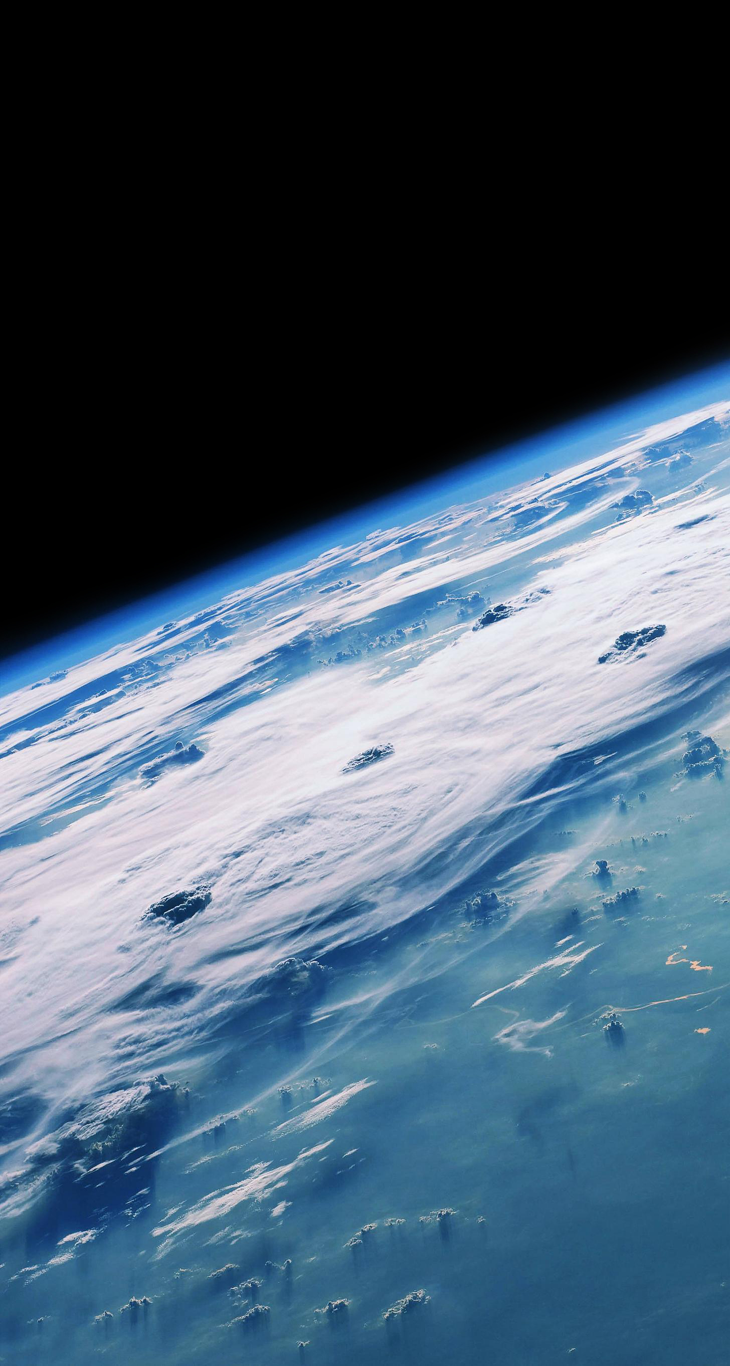 1456×2724 AMOLED Ified Version Of IOS 7 Planet Earth. Stunning!: Amoledbackground