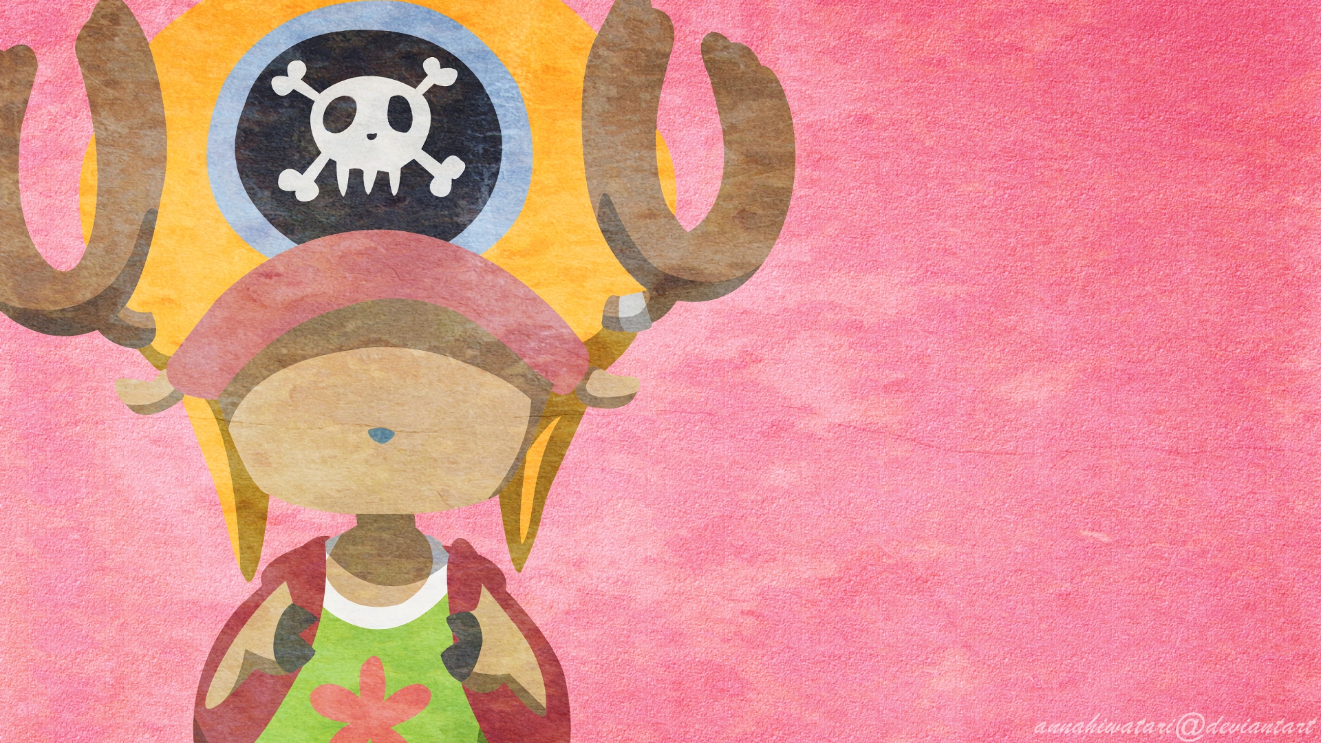 Minimalist Tony Tony Chopper Wallpaper:1920x1080